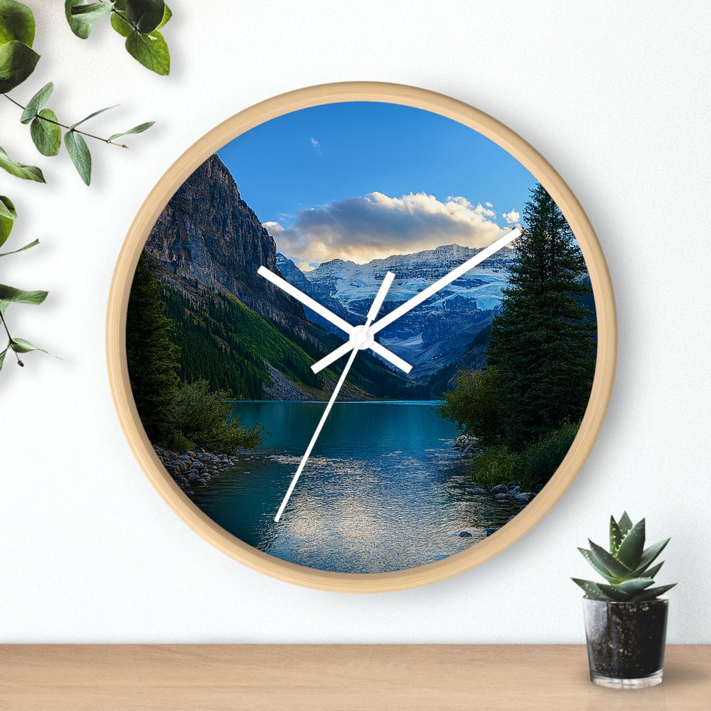 "Glacial Serenity" – Art Wall Clock