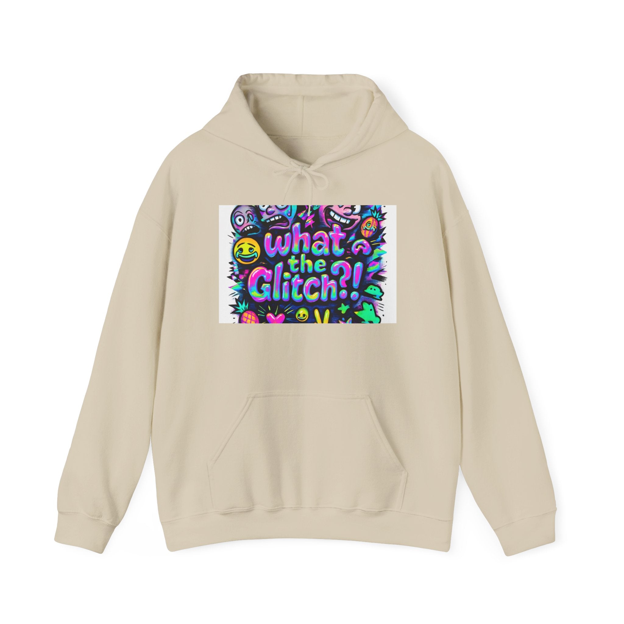 "What the Glitch" - Unisex Heavy Blend™ Hooded Sweatshirt
