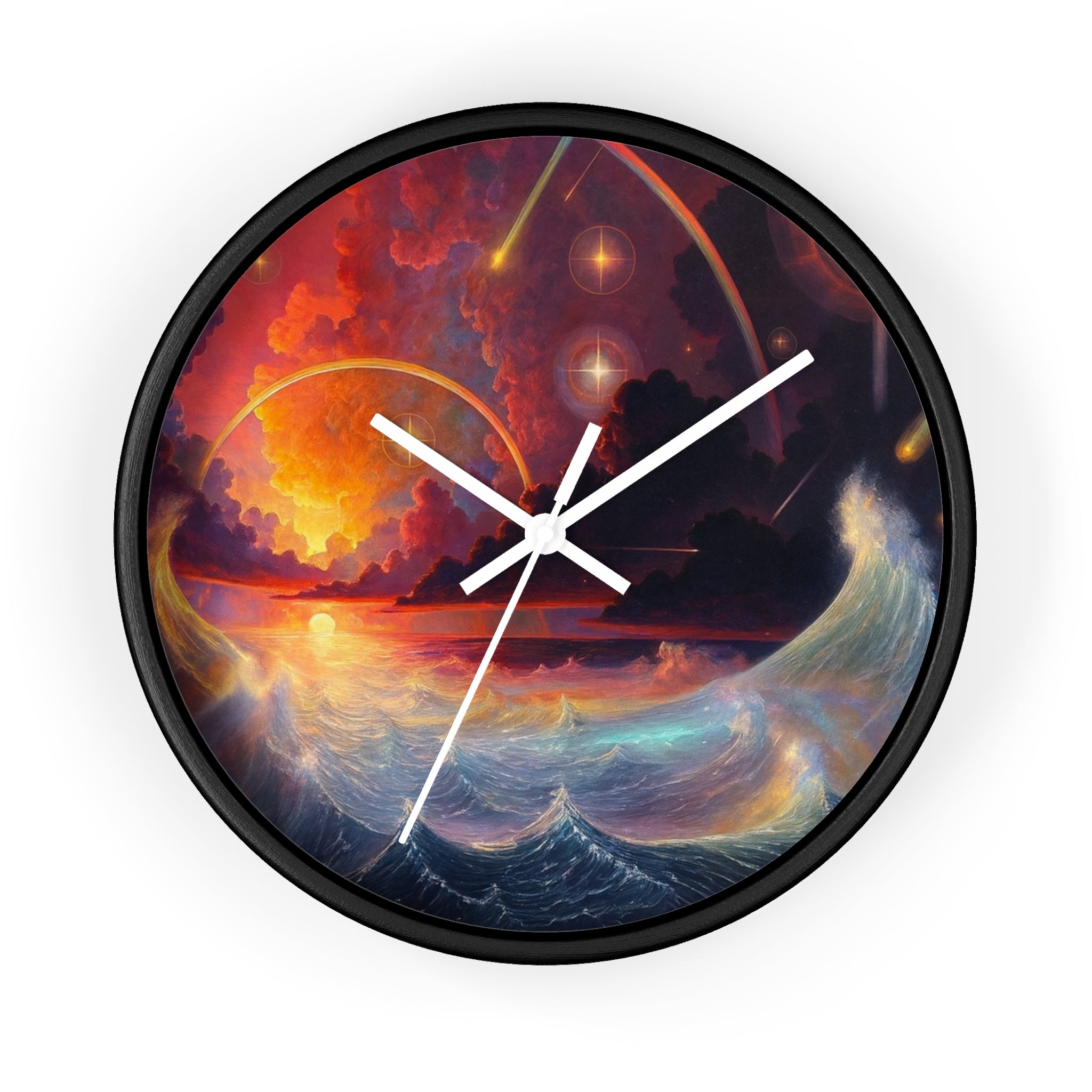 "Celestial Tides" – Art Wall Clock