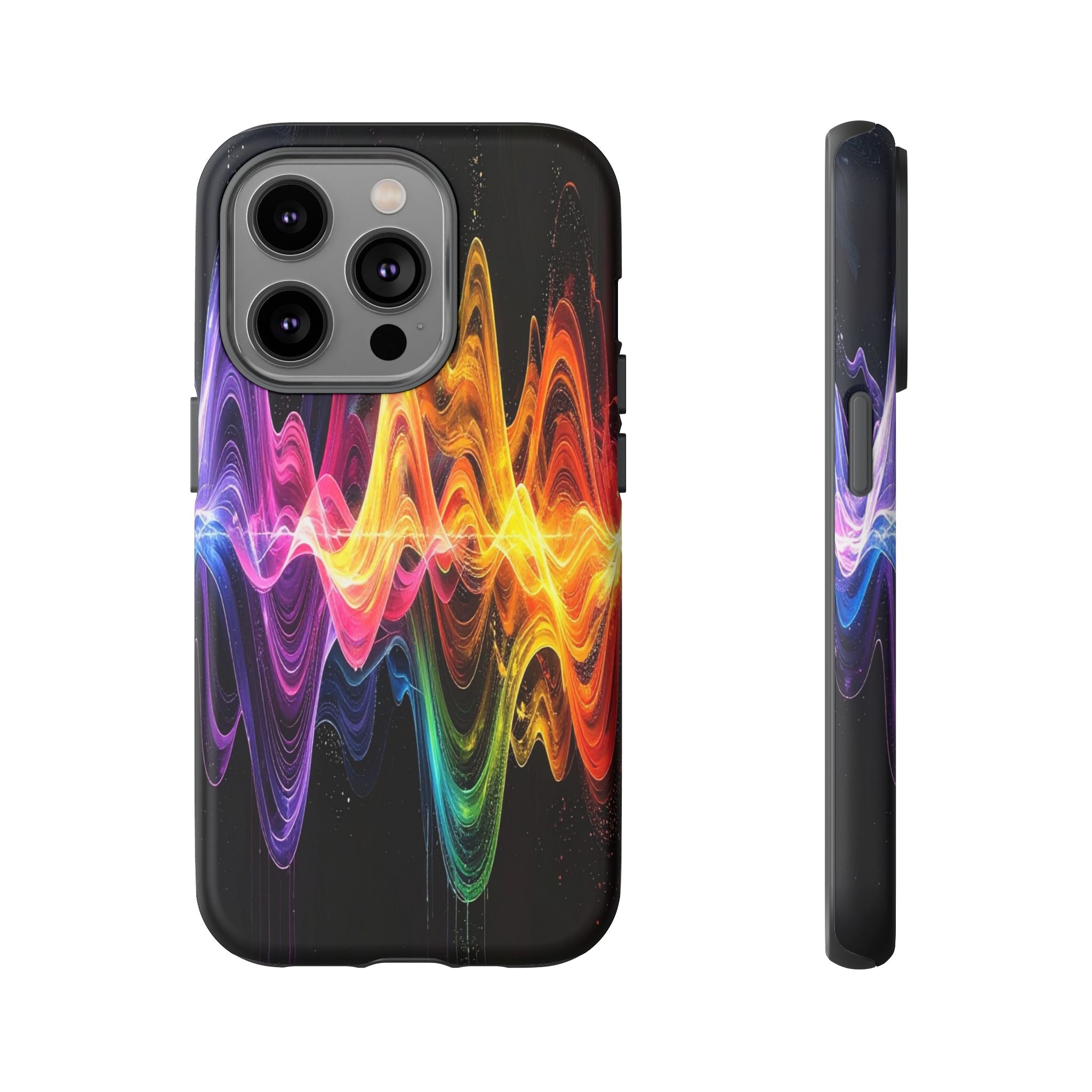 Resonant Spectrum: Digital Sound Wave Visualization, Chromatic Energy Flow - L’Art Suprême Phone Case