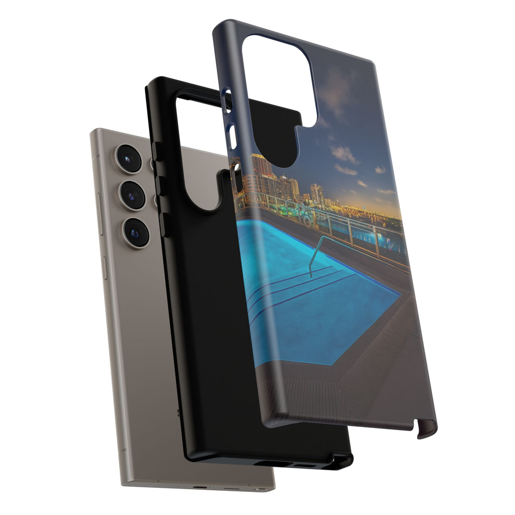 "Skyline Reflections" – Printed Phone Case