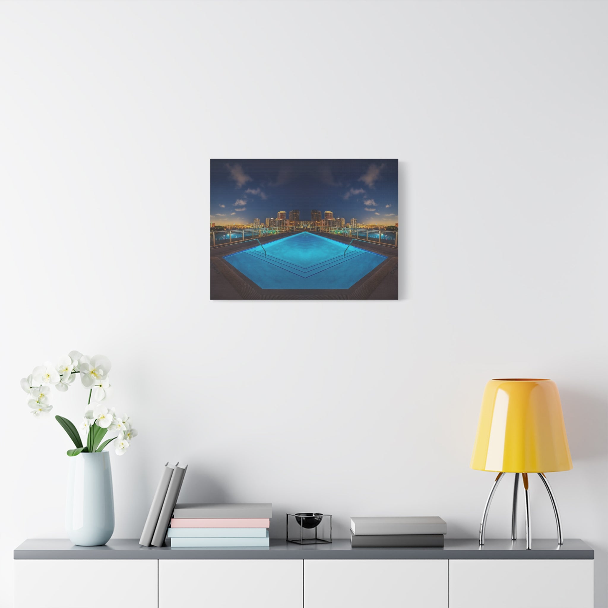 "Skyline Reflections" – Gallery Canvas Print