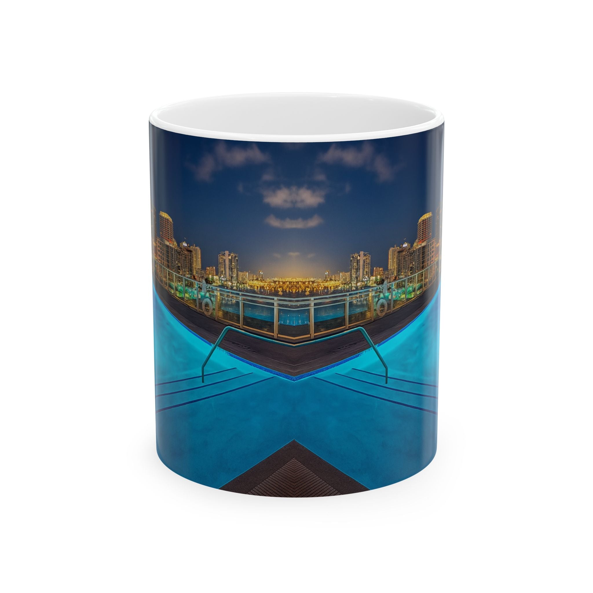 "Skyline Reflections" – Ceramic Mug