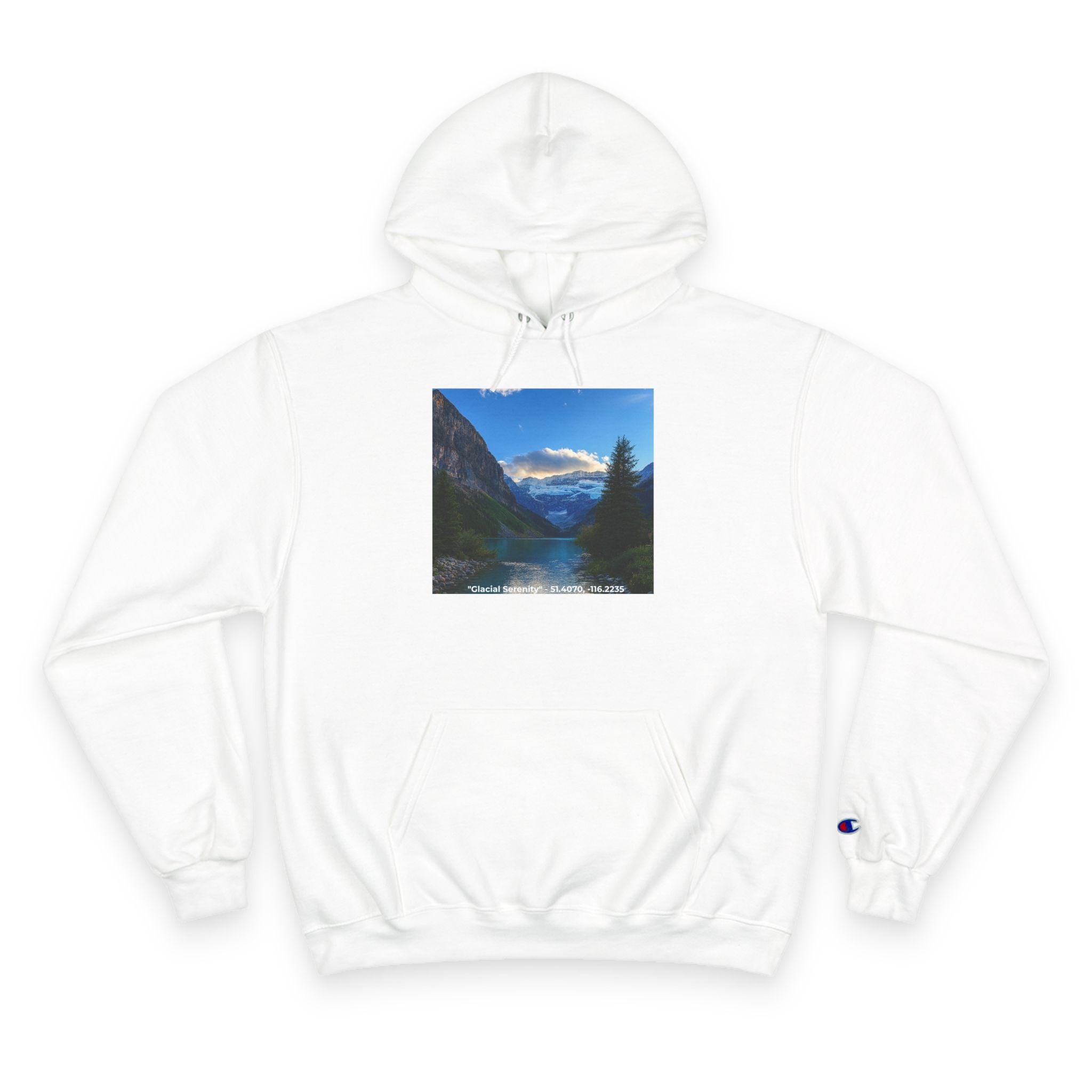 "Glacial Serenity" – Champion Hoodie