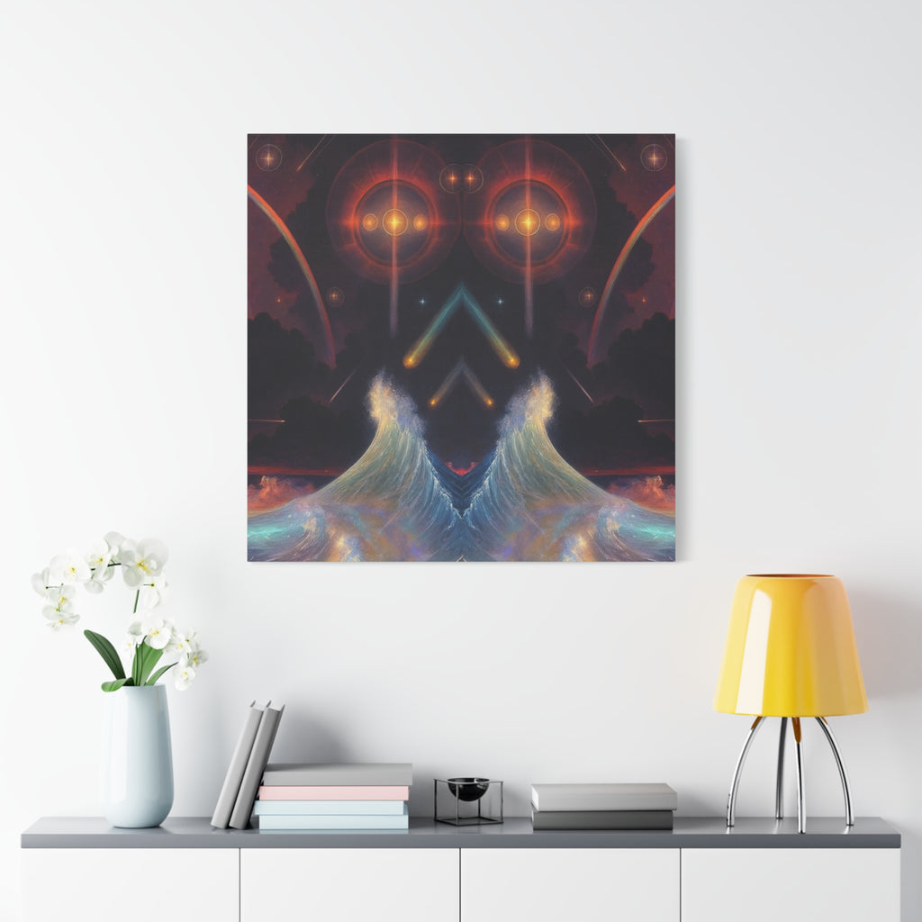 "Celestial Tides" – Gallery Canvas Print