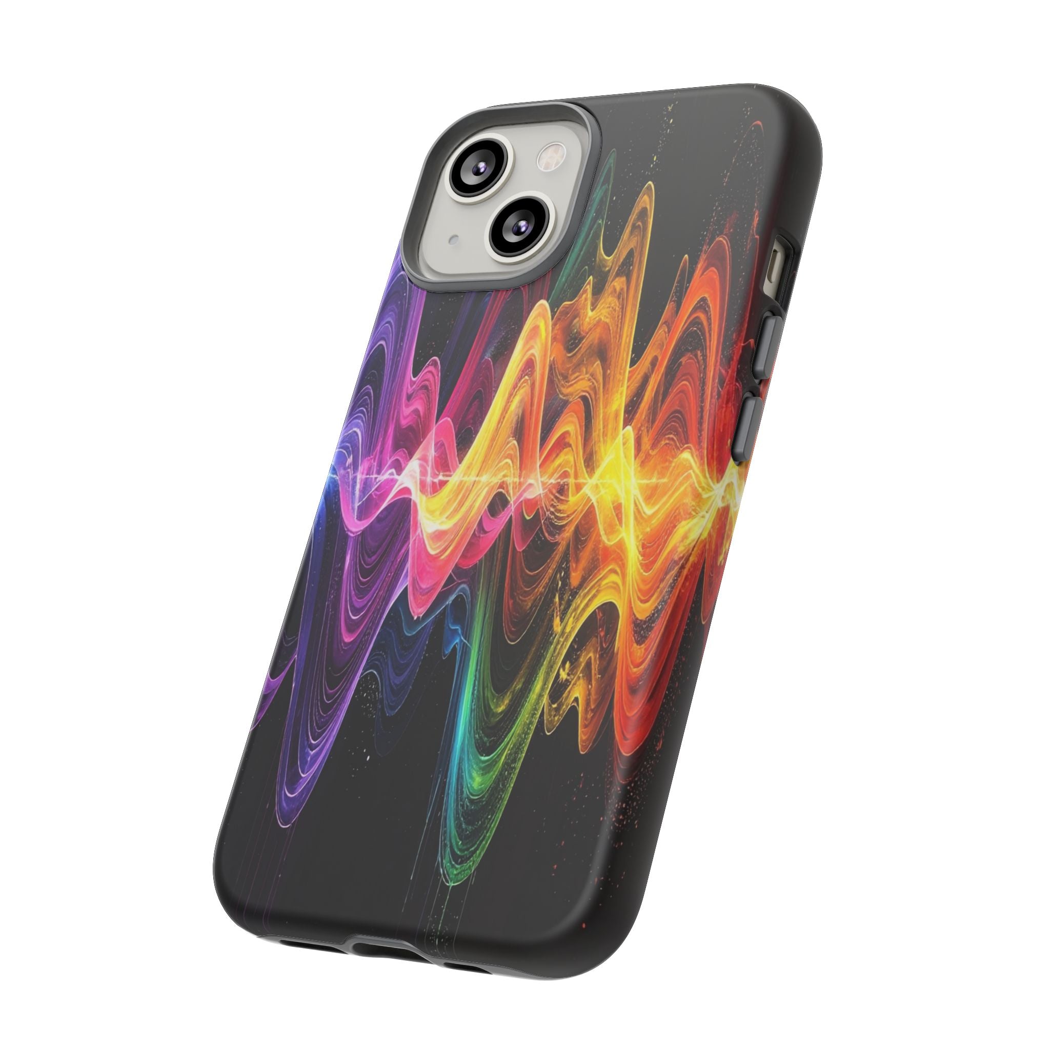 Resonant Spectrum: Digital Sound Wave Visualization, Chromatic Energy Flow - L’Art Suprême Phone Case