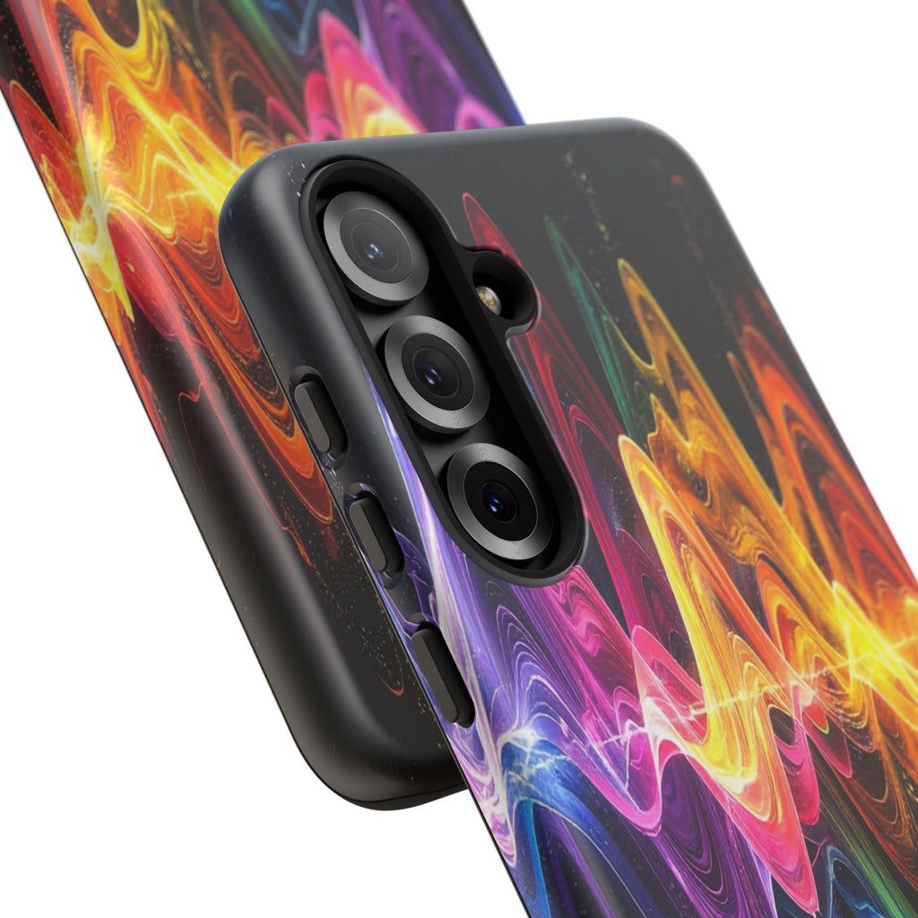 Resonant Spectrum: Digital Sound Wave Visualization, Chromatic Energy Flow - L’Art Suprême Phone Case