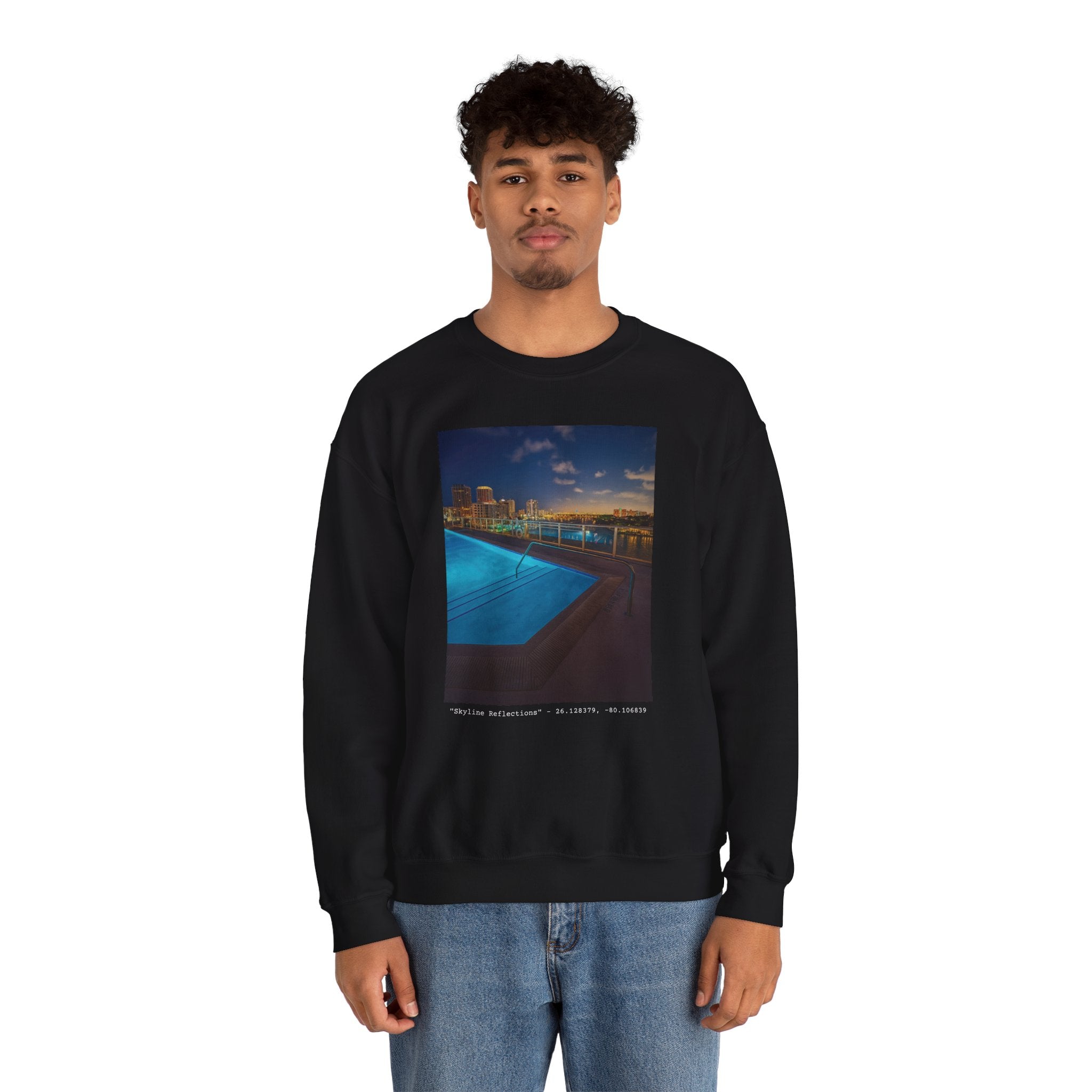"Skyline Reflections" – Crewneck Sweatshirt