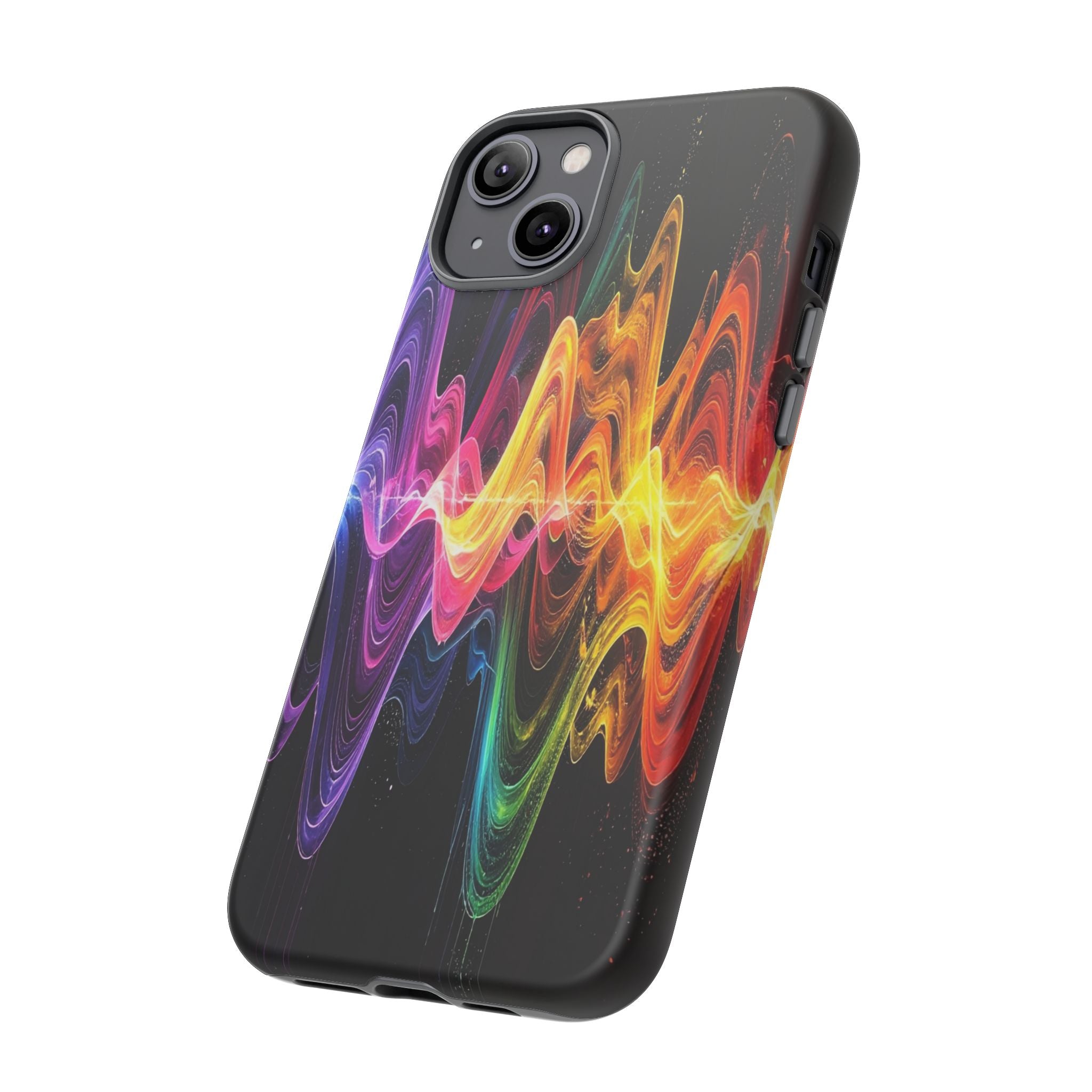 Resonant Spectrum: Digital Sound Wave Visualization, Chromatic Energy Flow - L’Art Suprême Phone Case