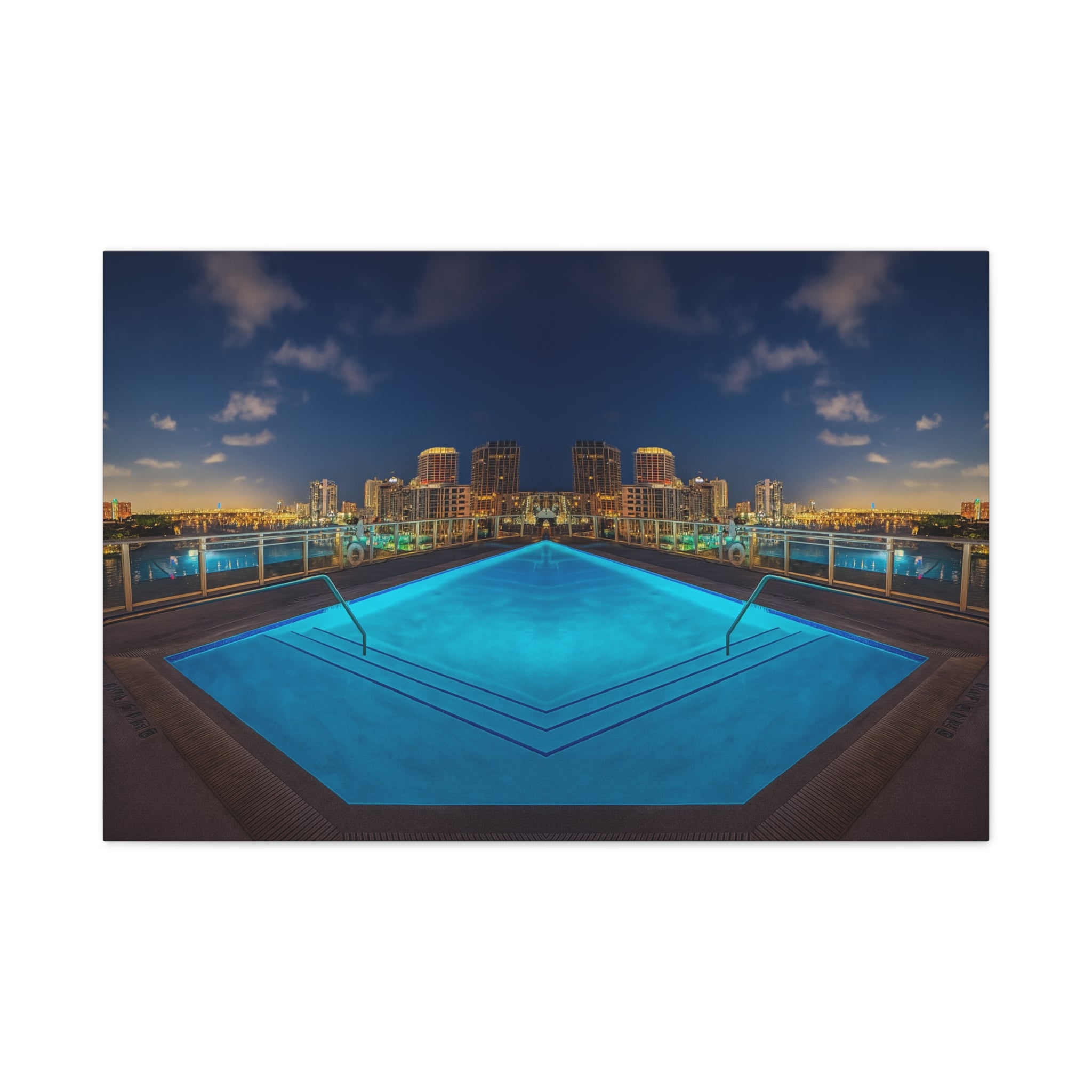 "Skyline Reflections" – Gallery Canvas Print