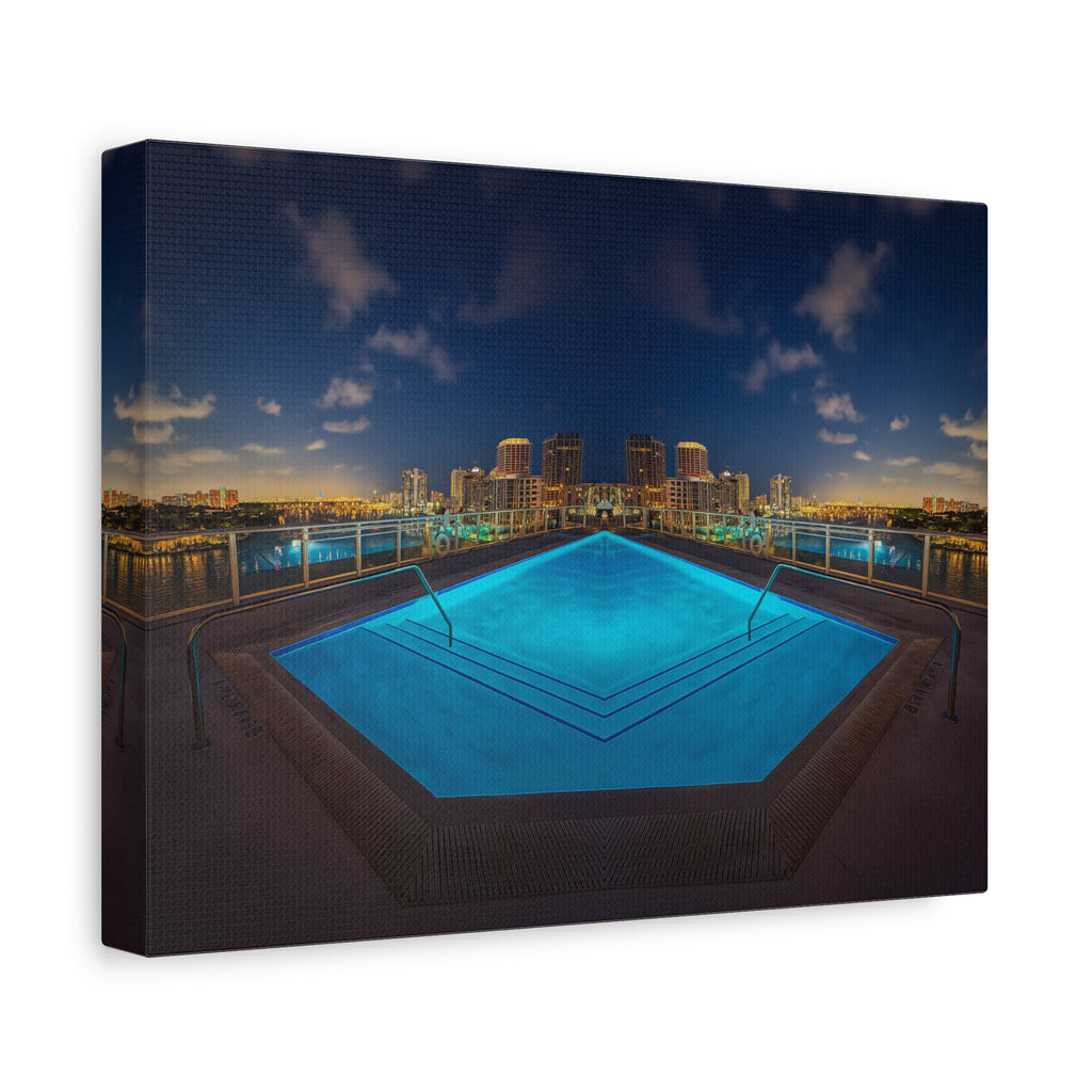"Skyline Reflections" – Gallery Canvas Print