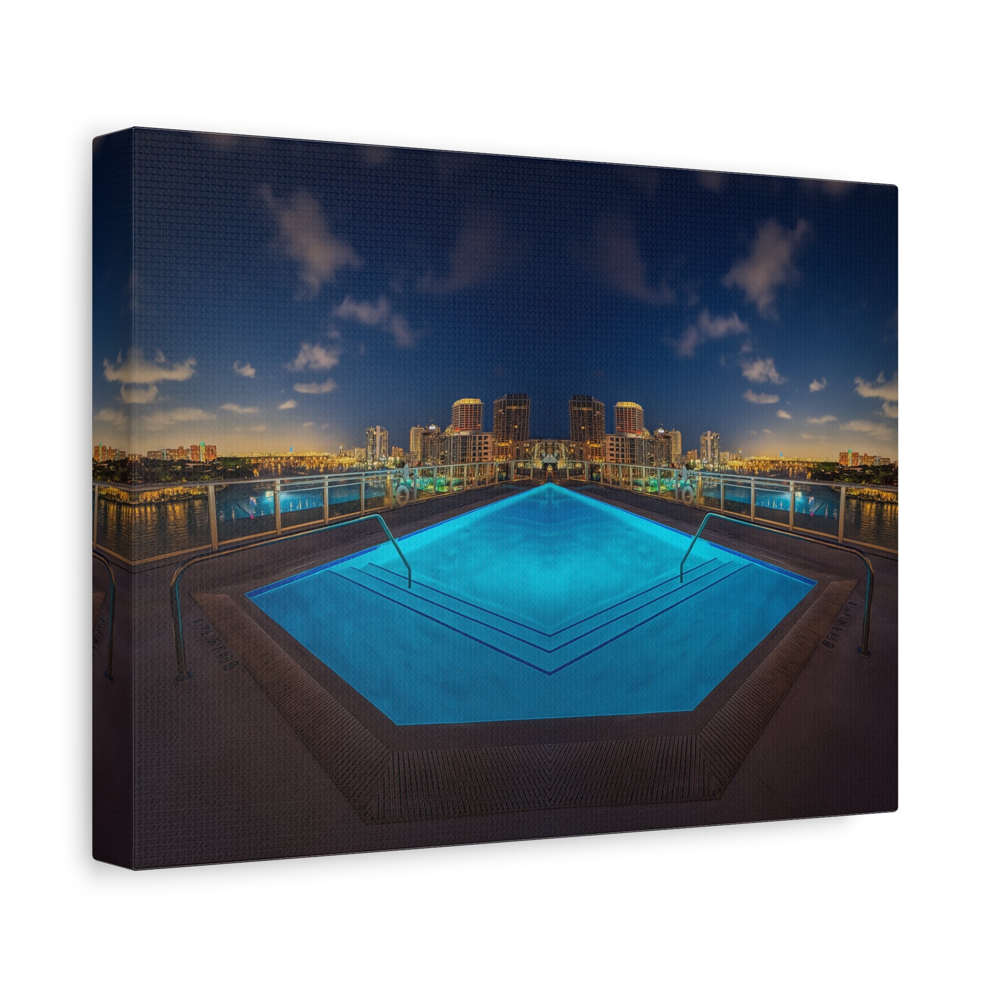 "Skyline Reflections" – Gallery Canvas Print