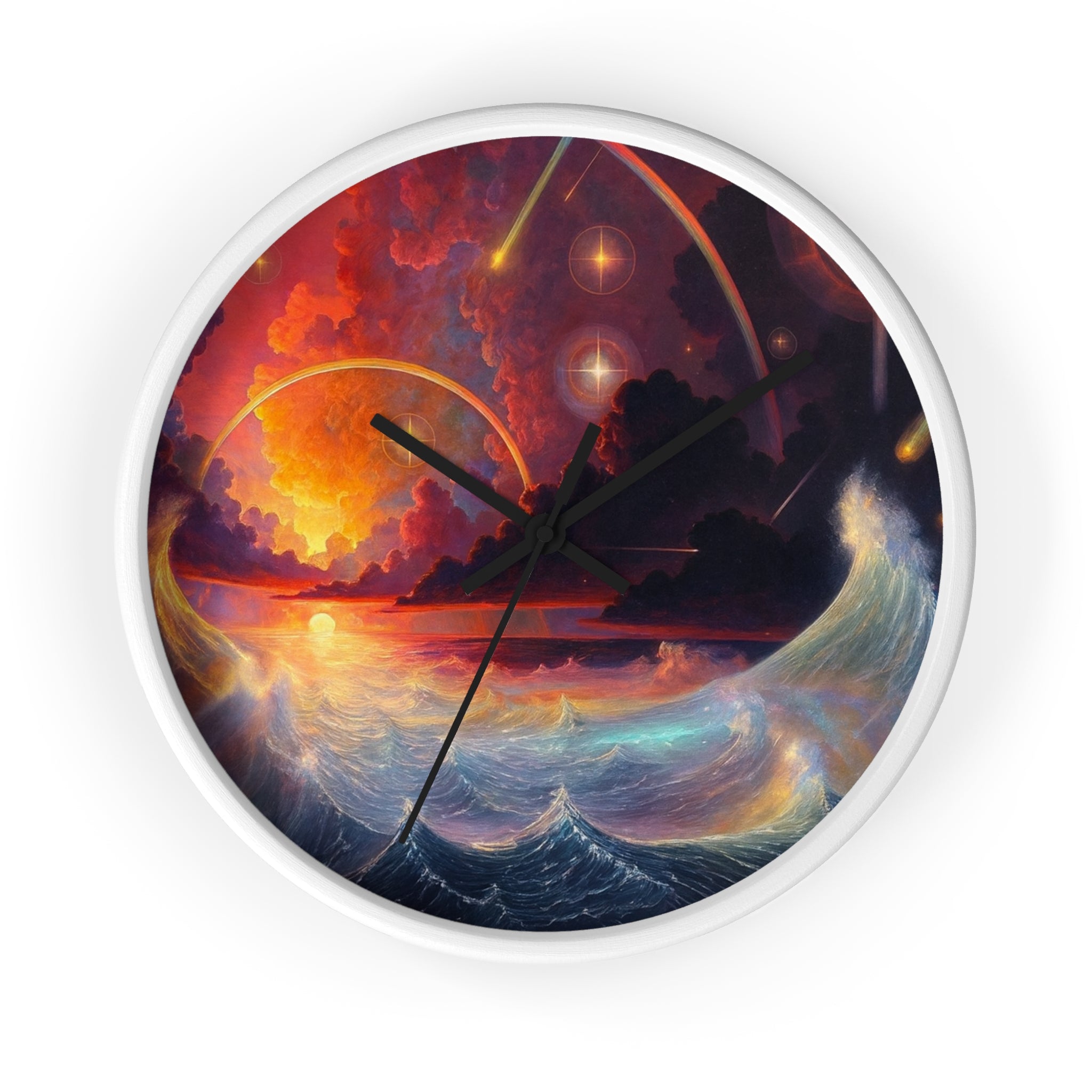 "Celestial Tides" – Art Wall Clock