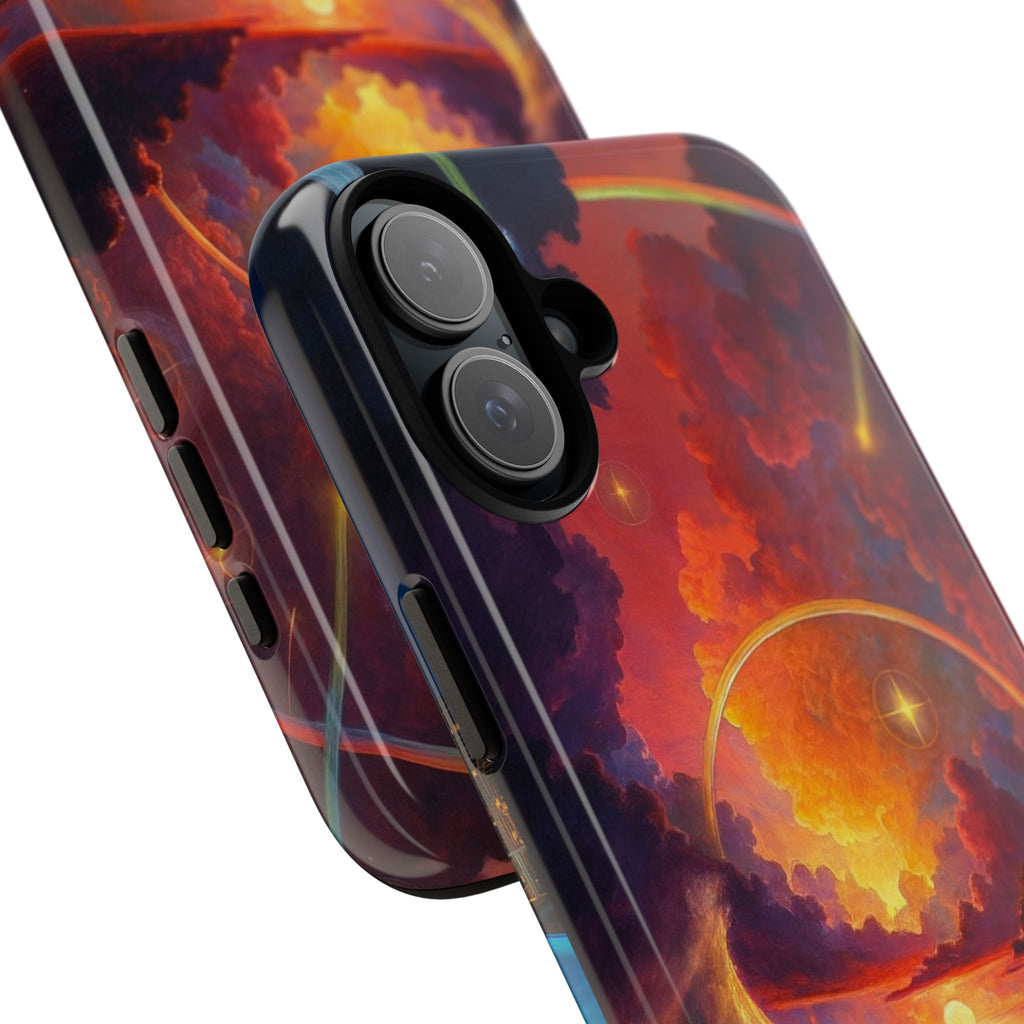 "Celestial Tides" – Printed Tough Phone Case