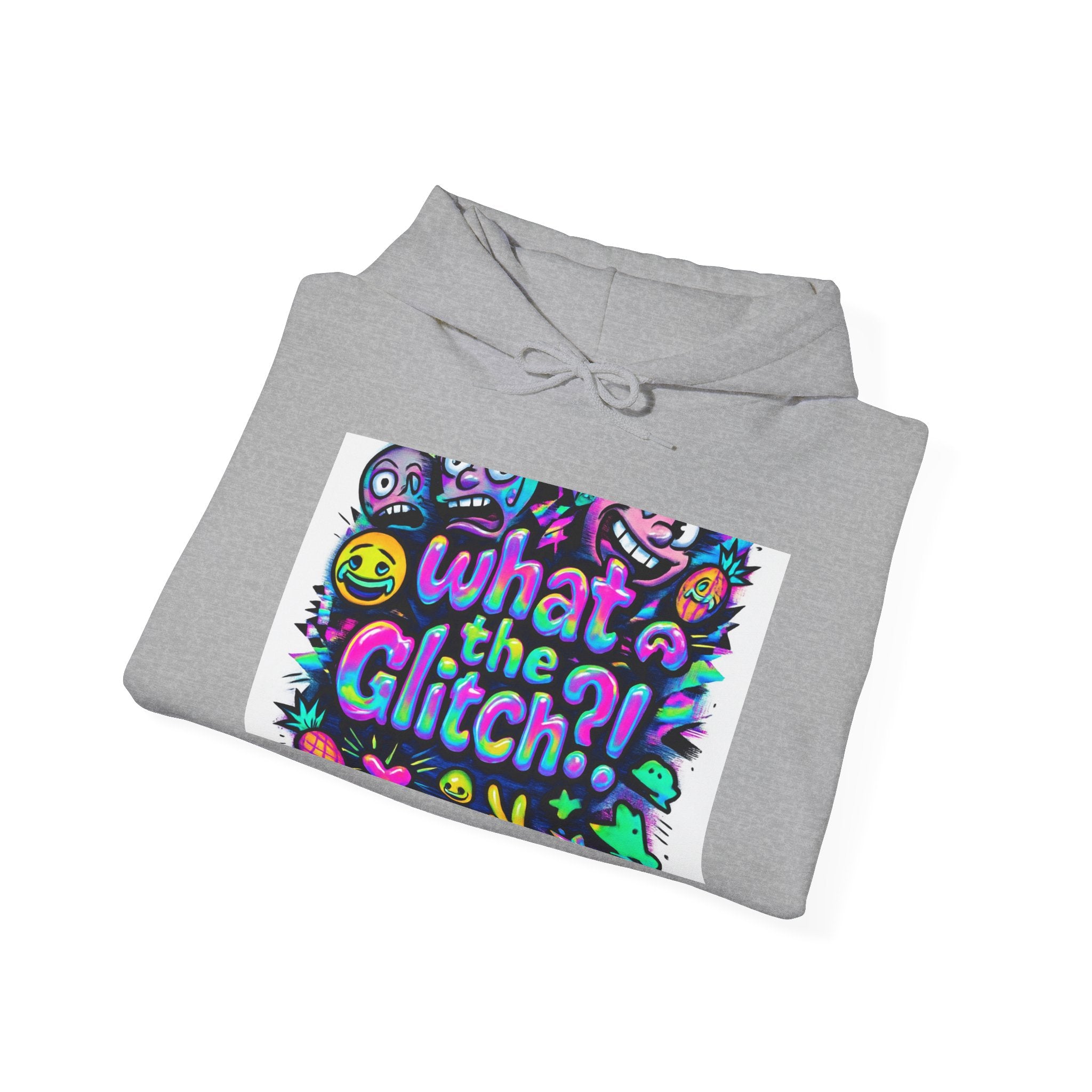 "What the Glitch" - Unisex Heavy Blend™ Hooded Sweatshirt