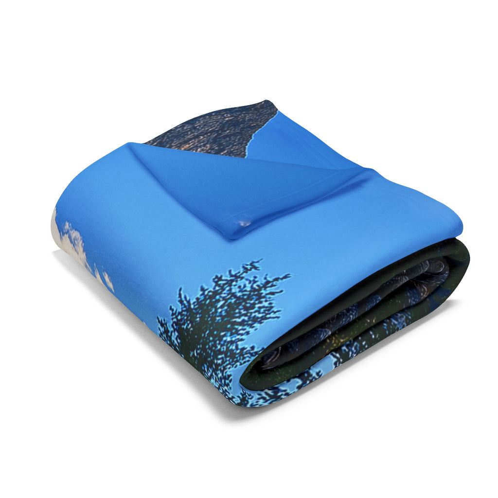"Glacial Serenity" – Fleece Blanket