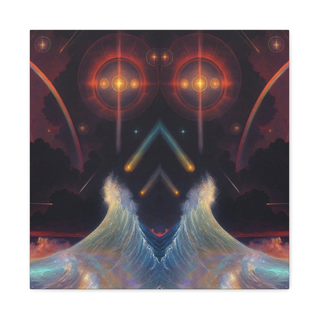 "Celestial Tides" – Gallery Canvas Print