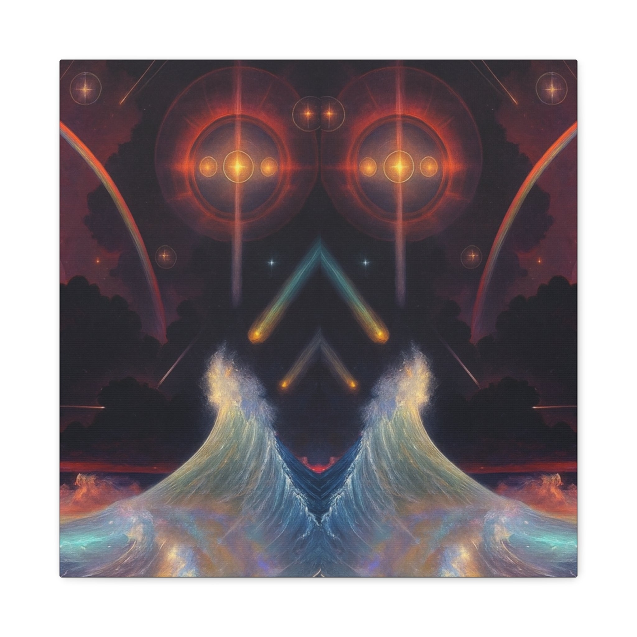 "Celestial Tides" – Gallery Canvas Print