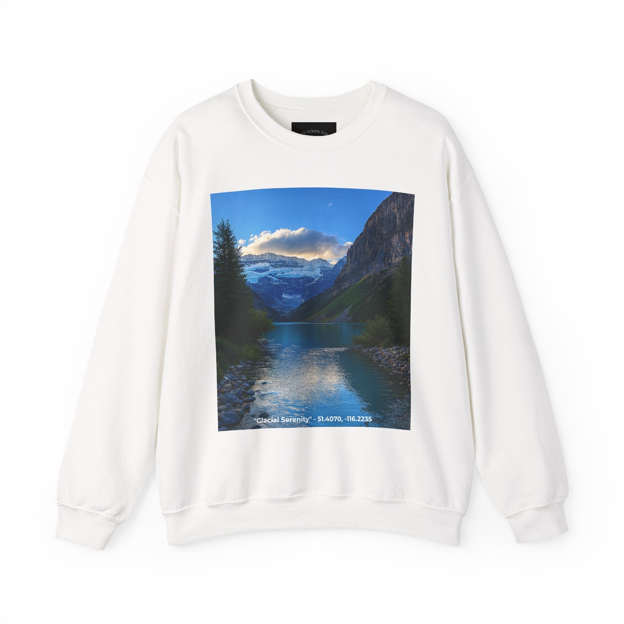 "Glacial Serenity" – Alpine Calm Crewneck