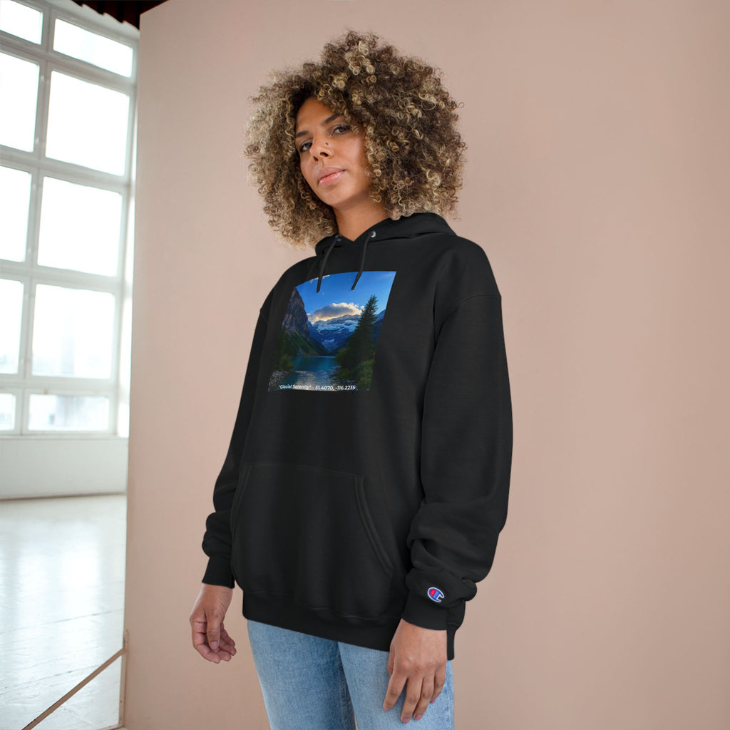 "Glacial Serenity" – Champion Hoodie