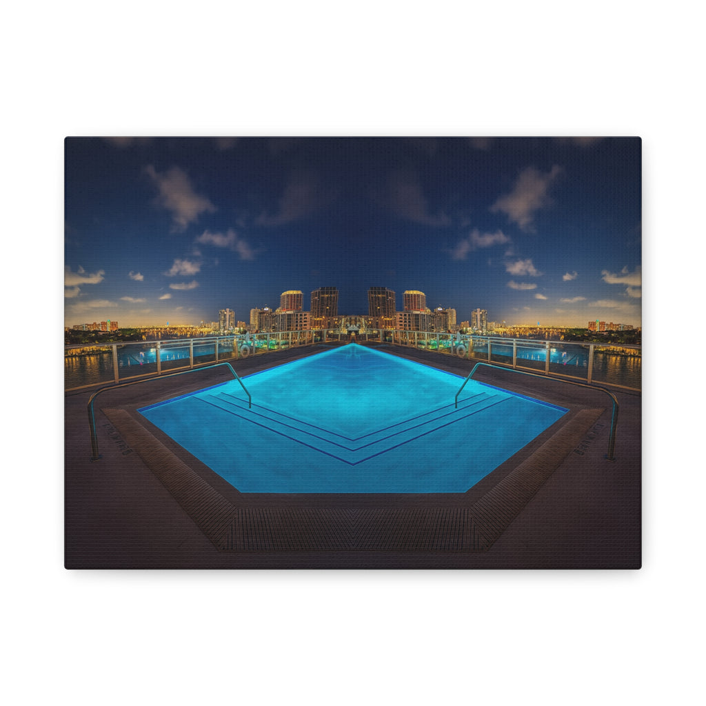 "Skyline Reflections" – Gallery Canvas Print