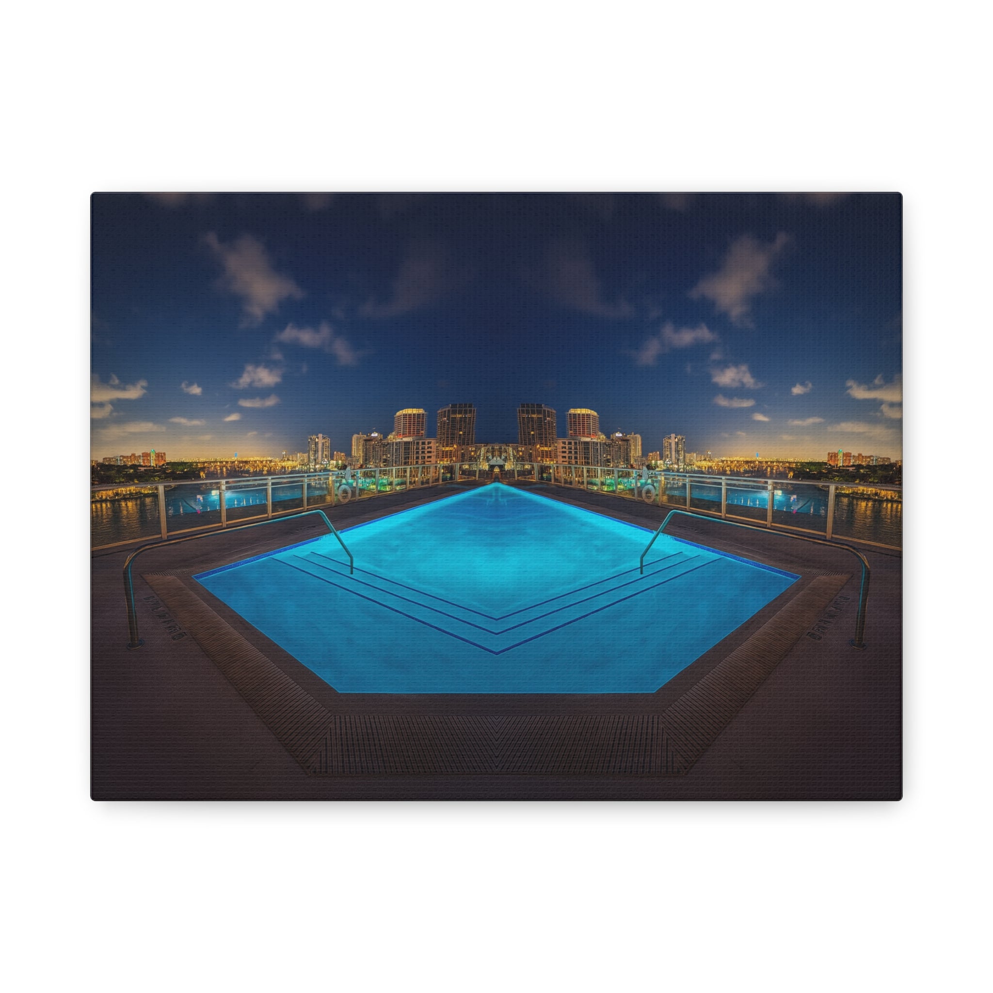 "Skyline Reflections" – Gallery Canvas Print