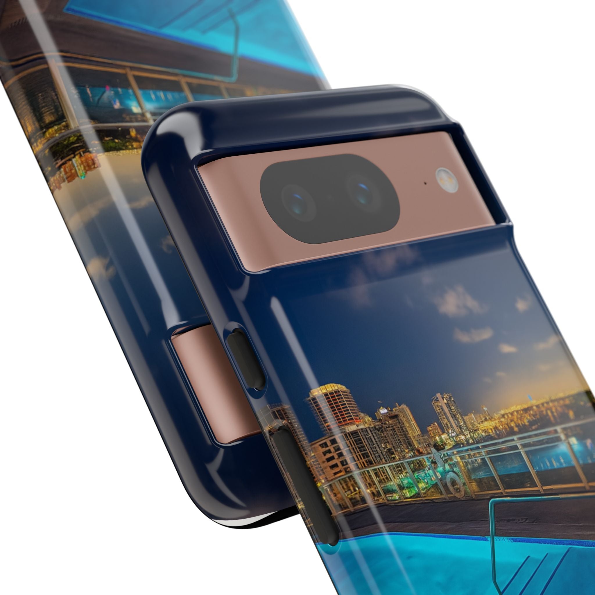"Skyline Reflections" – Printed Phone Case