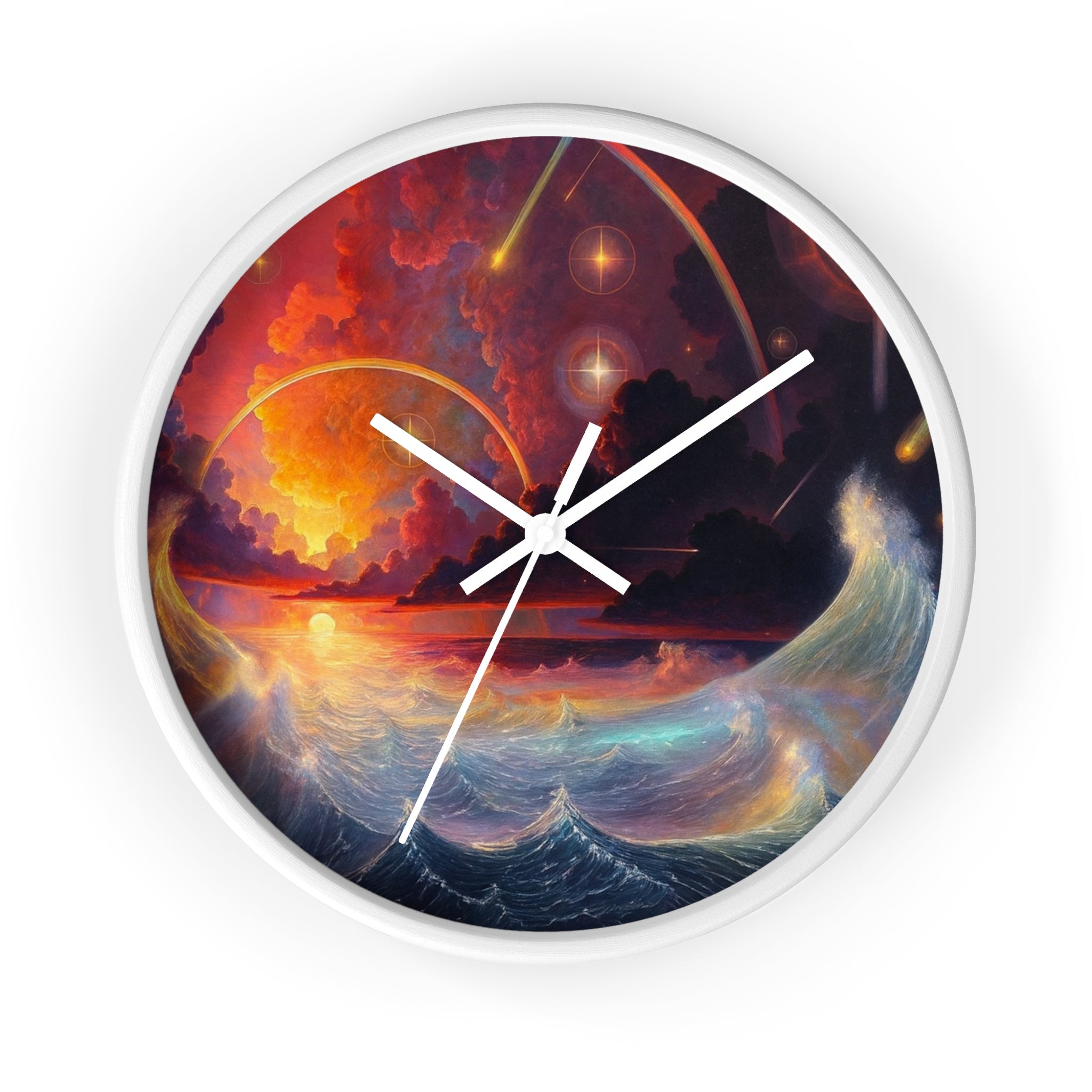 "Celestial Tides" – Art Wall Clock