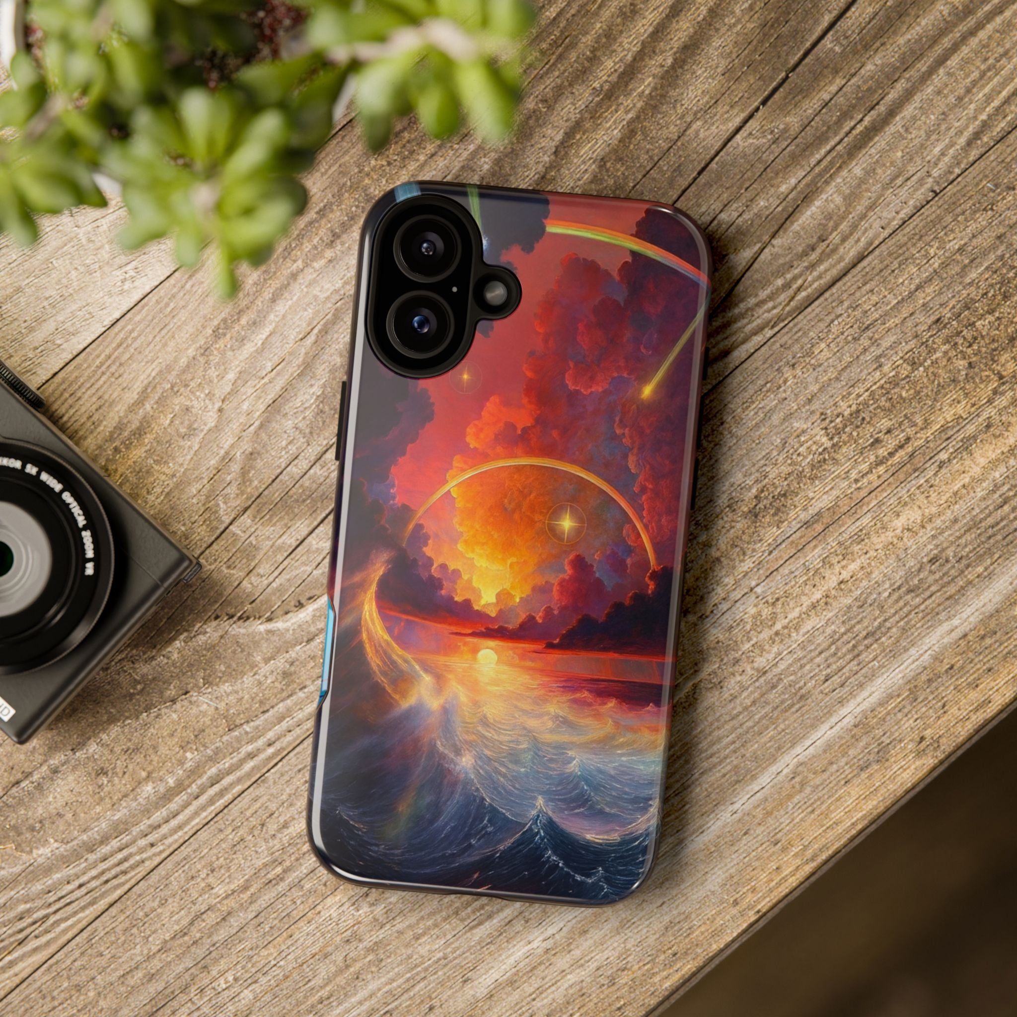 "Celestial Tides" – Printed Tough Phone Case