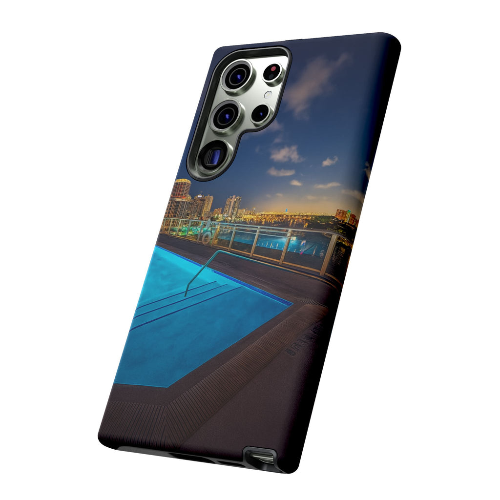 "Skyline Reflections" – Printed Phone Case