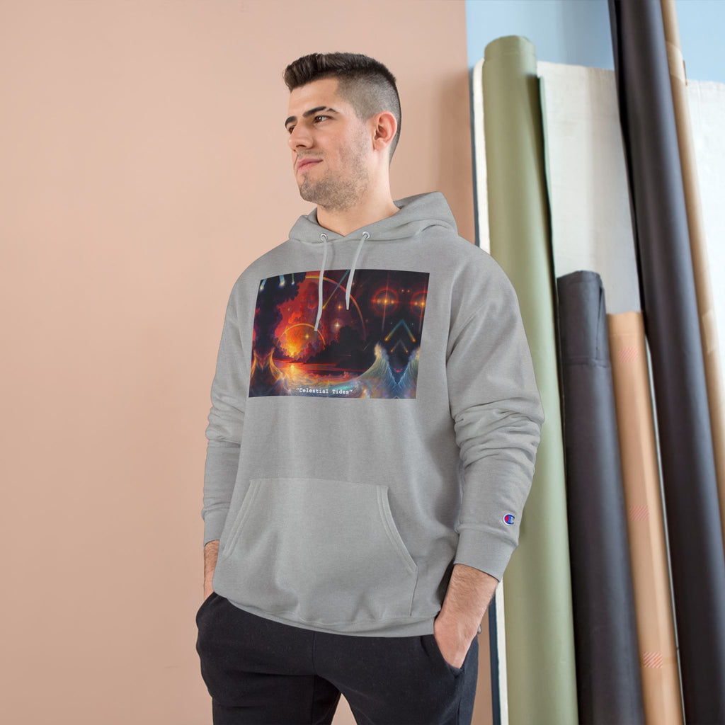 "Celestial Tides" – Champion Hoodie