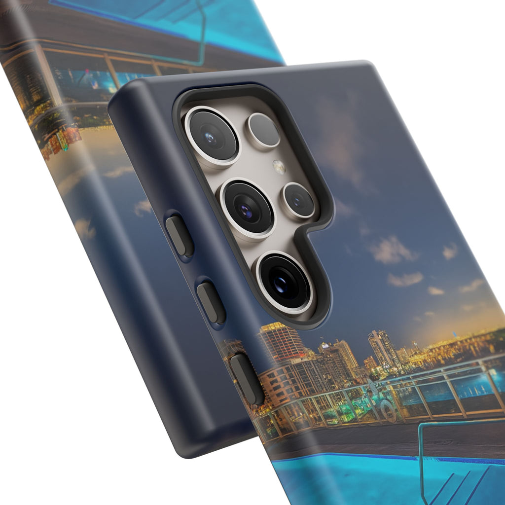"Skyline Reflections" – Printed Phone Case