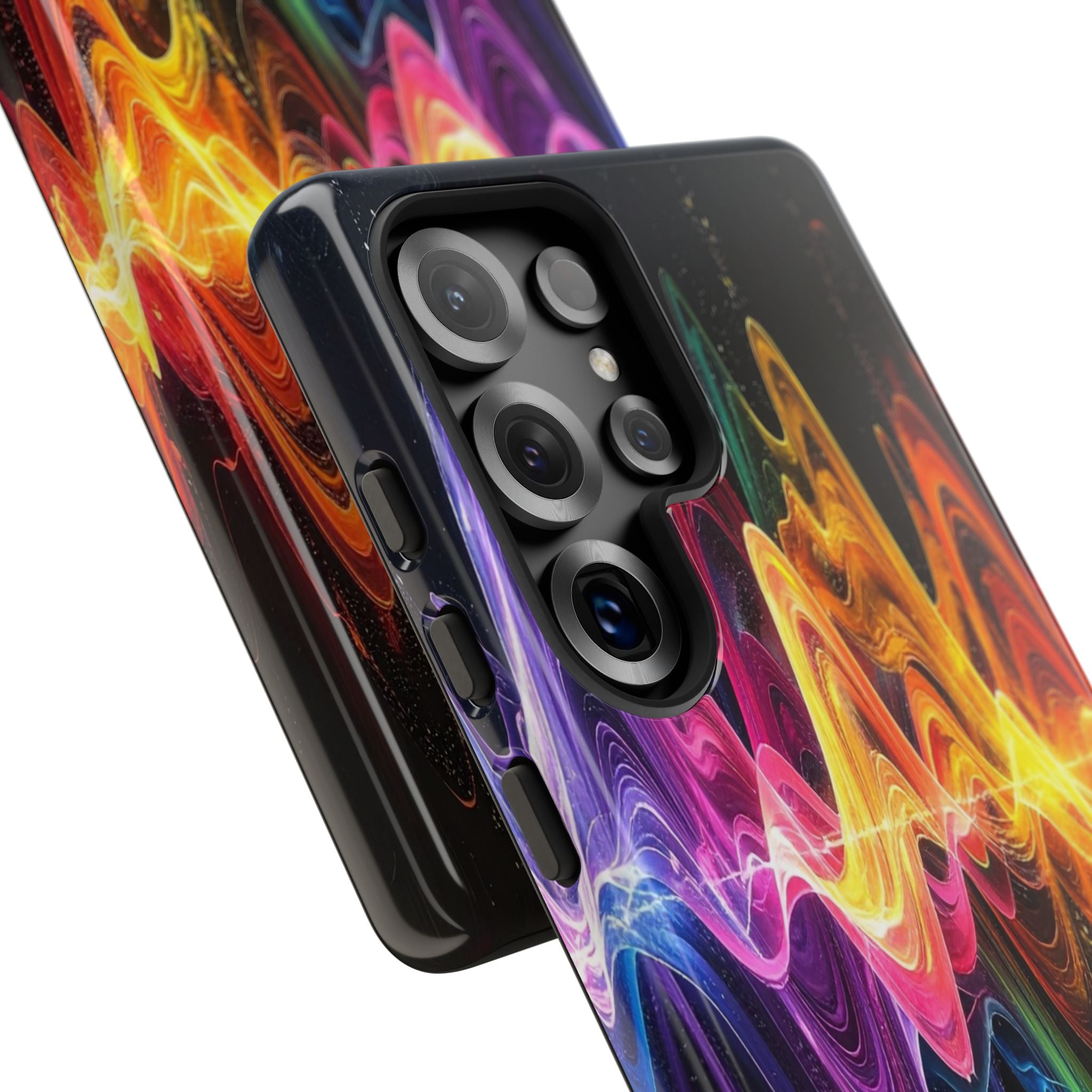 Resonant Spectrum: Digital Sound Wave Visualization, Chromatic Energy Flow - L’Art Suprême Phone Case