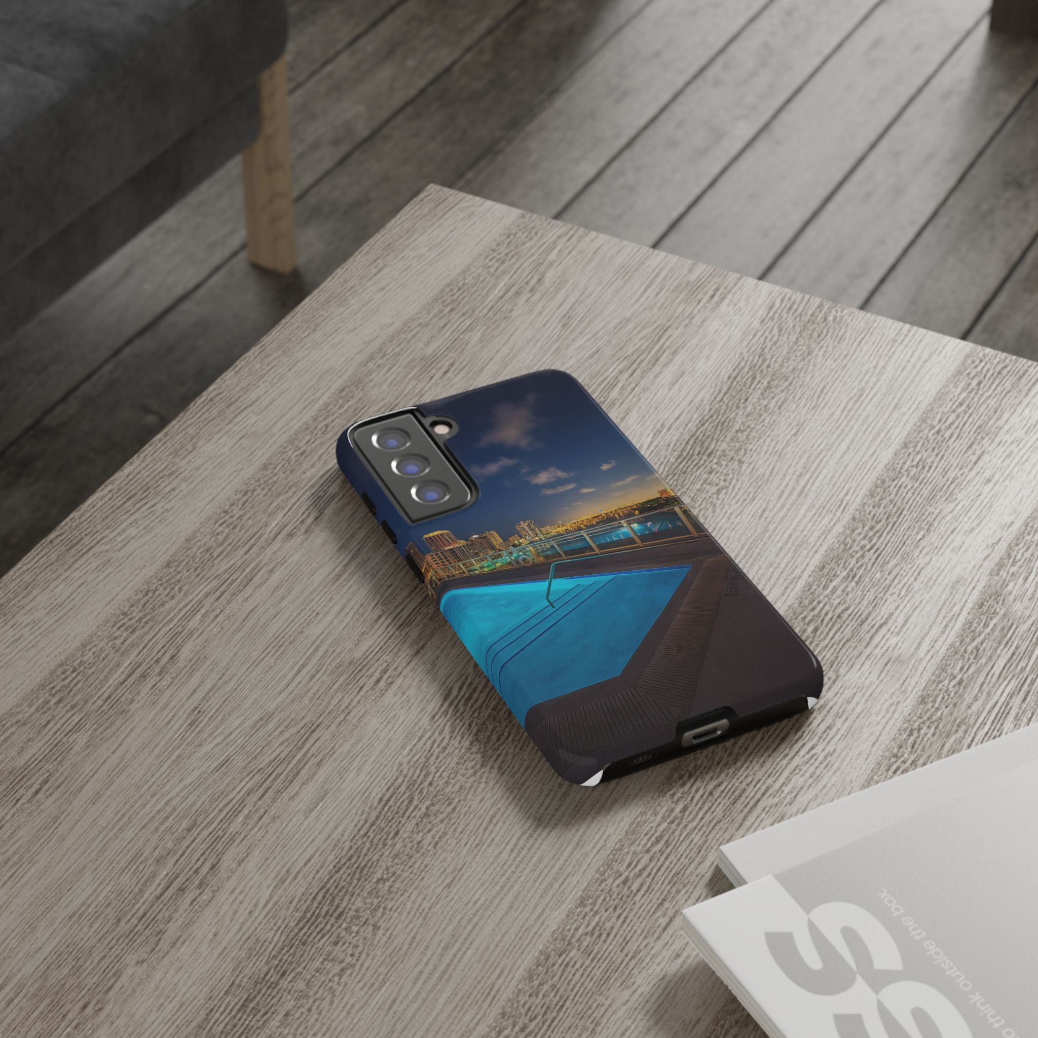 "Skyline Reflections" – Printed Phone Case