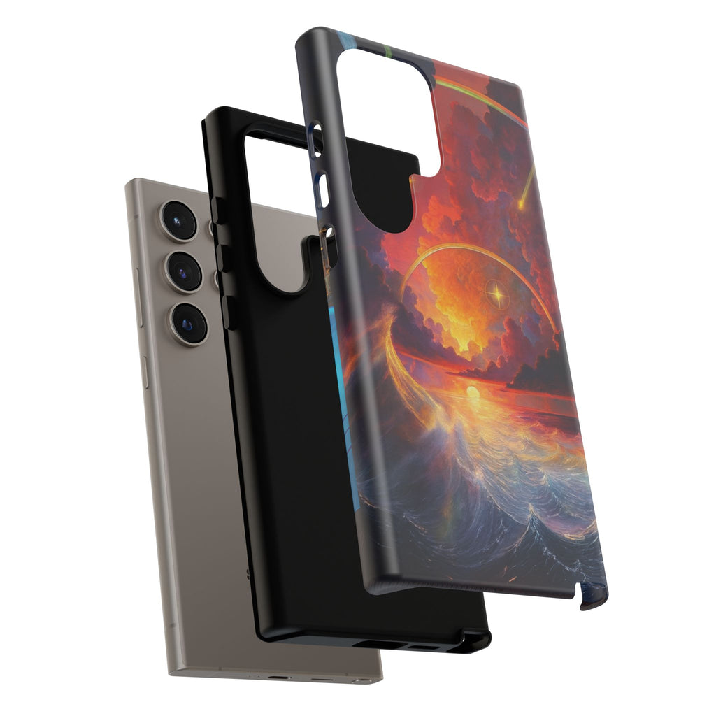 "Celestial Tides" – Printed Tough Phone Case