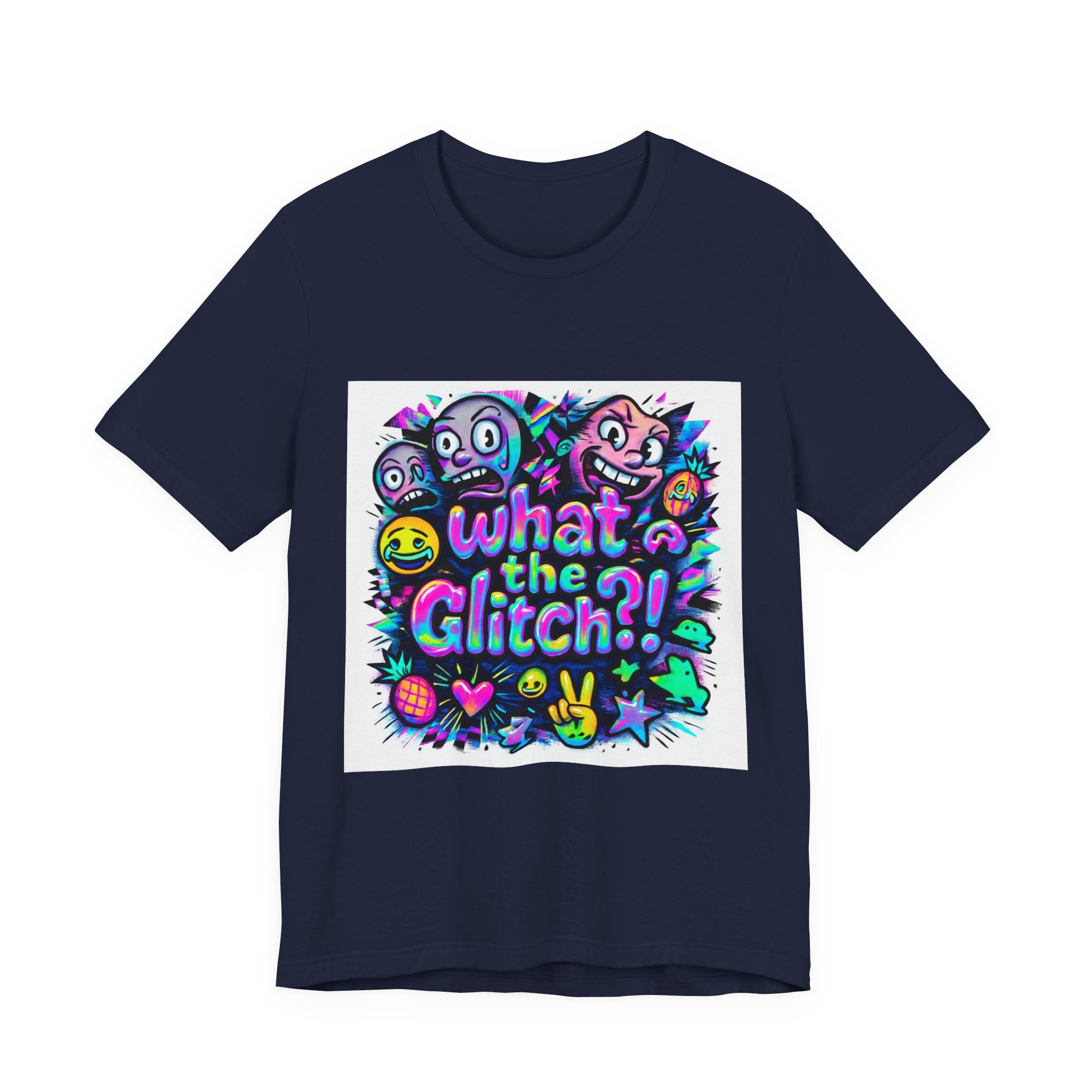 "What the Glitch" - Unisex Jersey Short Sleeve T-Shirt
