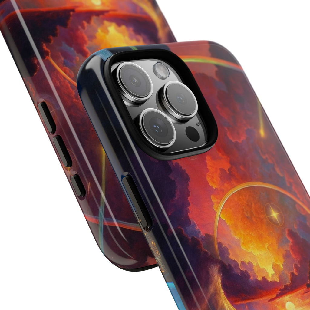 "Celestial Tides" – Printed Tough Phone Case