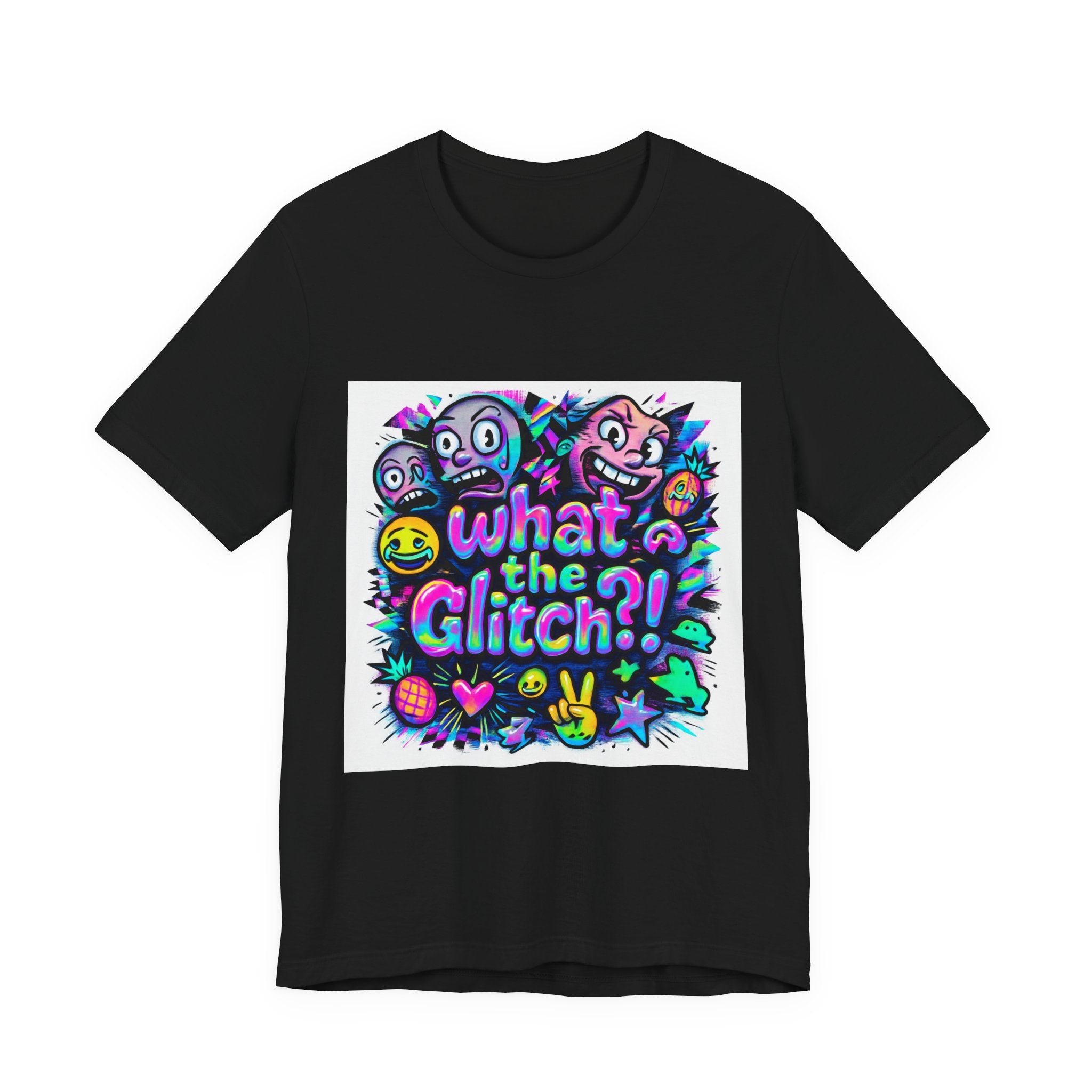 "What the Glitch" - Unisex Jersey Short Sleeve T-Shirt