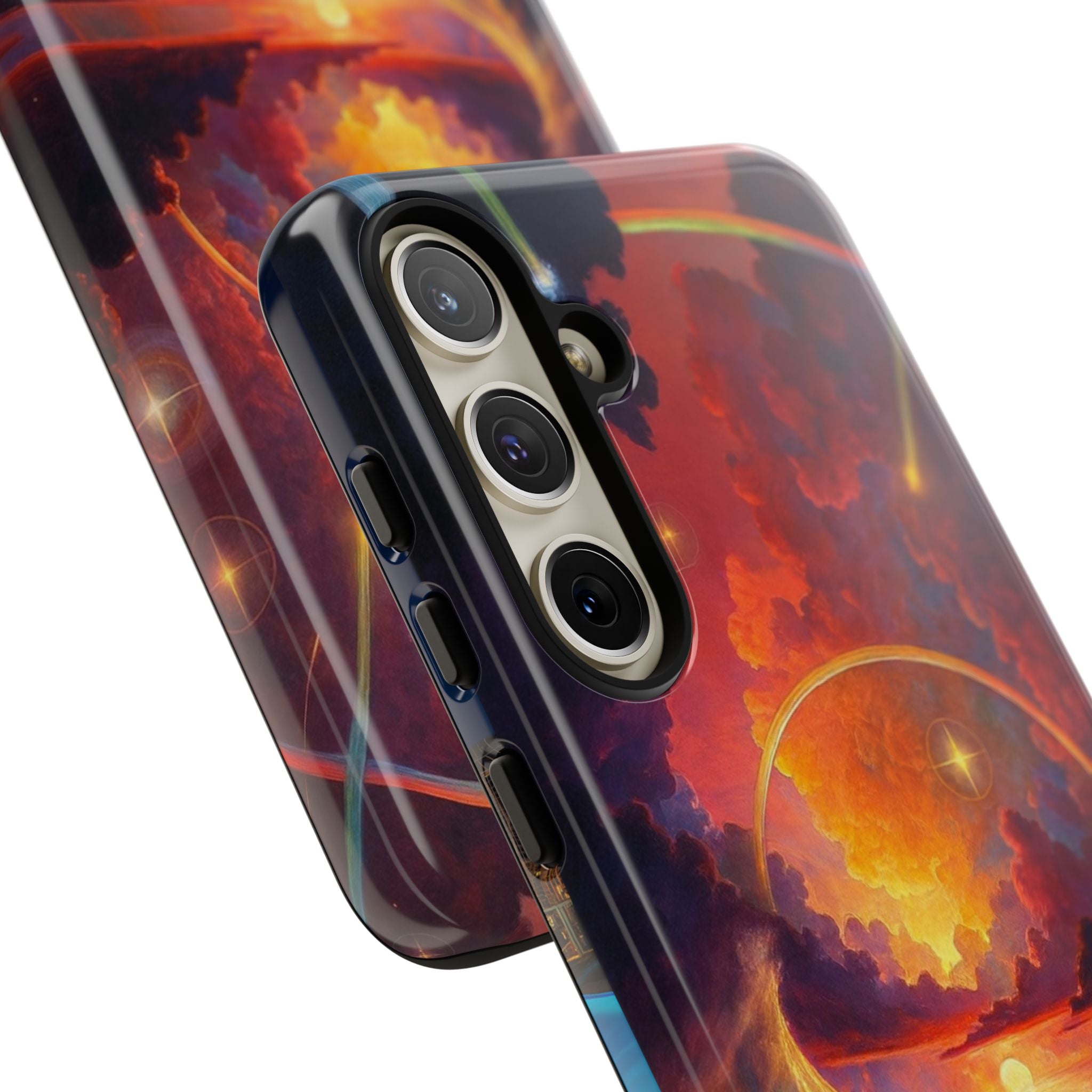 "Celestial Tides" – Printed Tough Phone Case