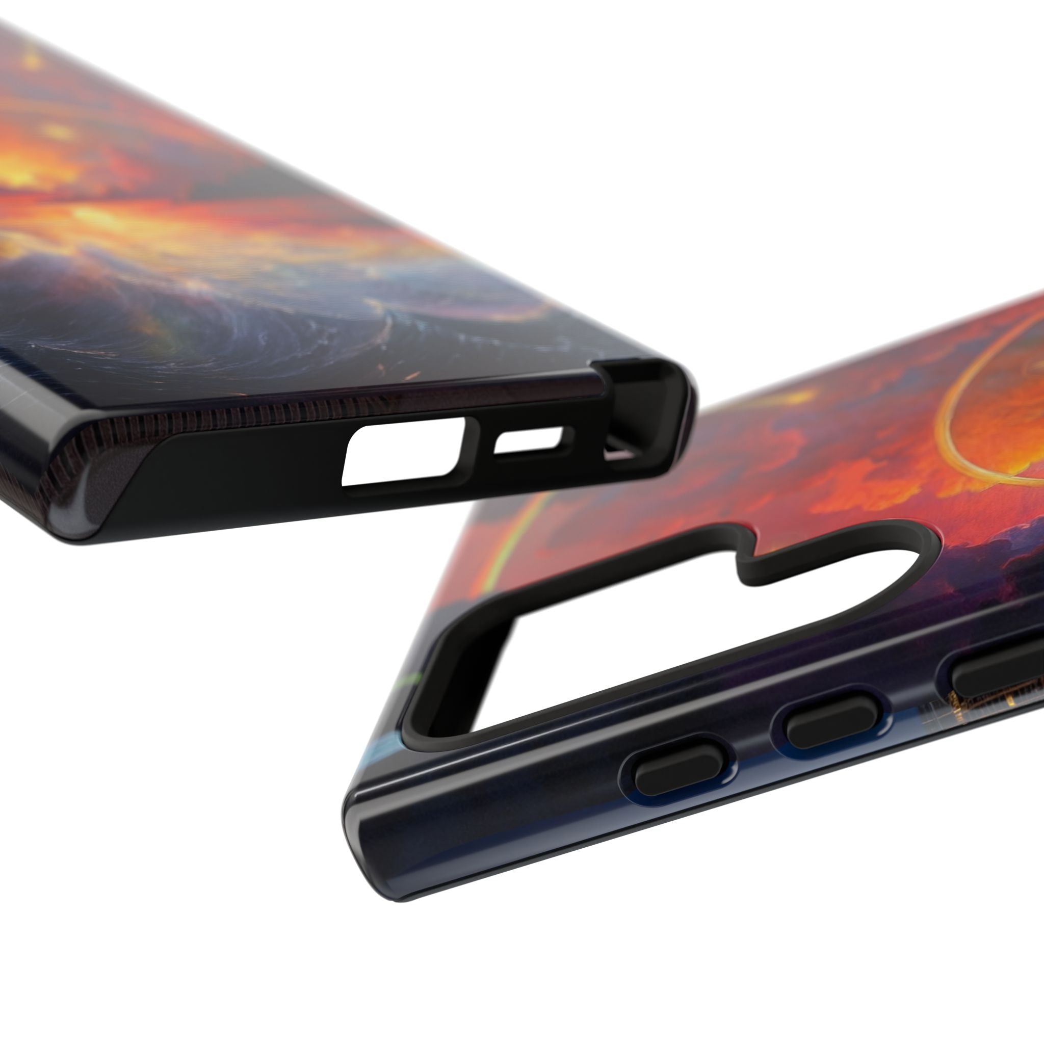 "Celestial Tides" – Printed Tough Phone Case
