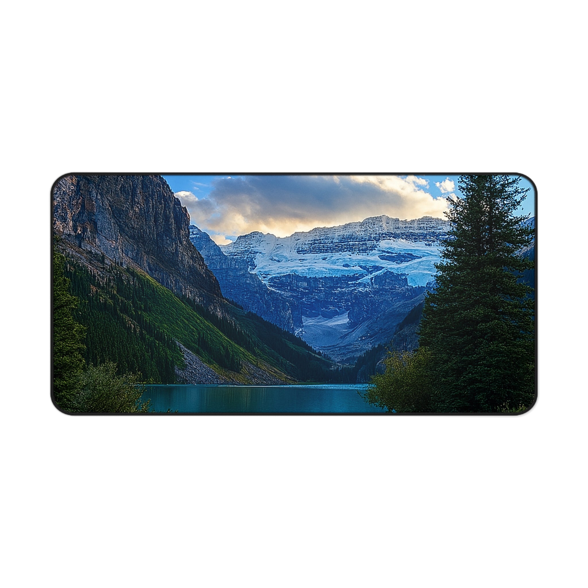 "Glacial Serenity" – Premium Desk Mat