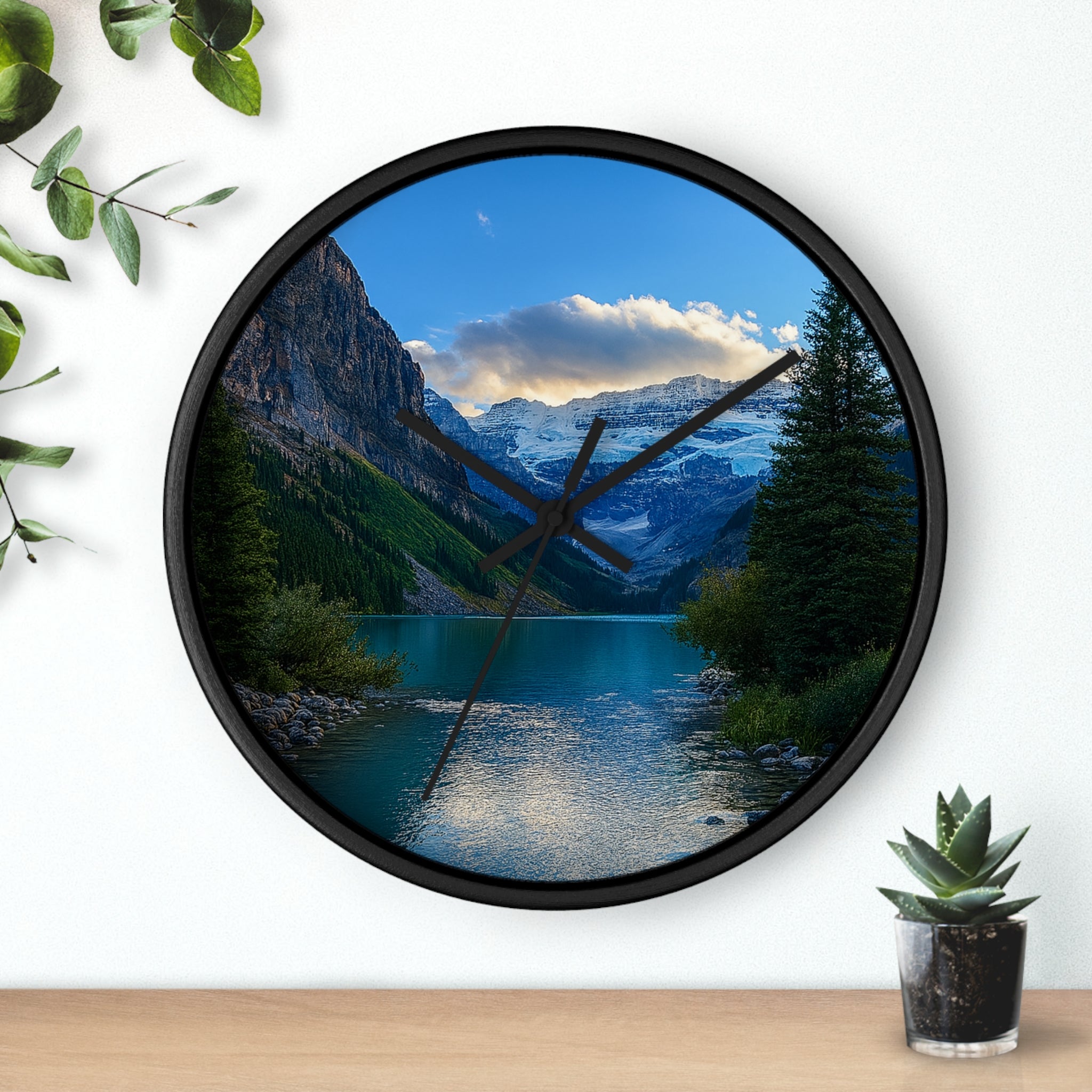 "Glacial Serenity" – Art Wall Clock