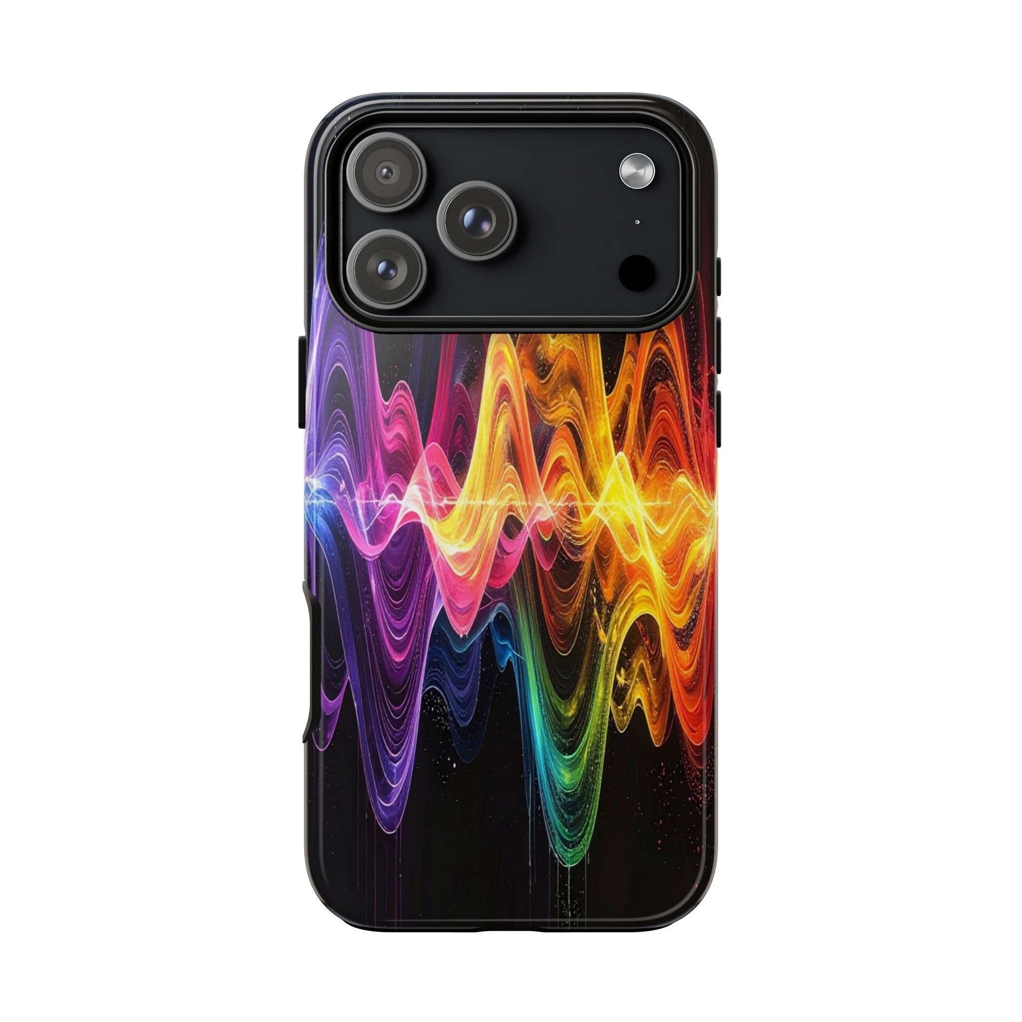 Resonant Spectrum: Digital Sound Wave Visualization, Chromatic Energy Flow - L’Art Suprême Phone Case