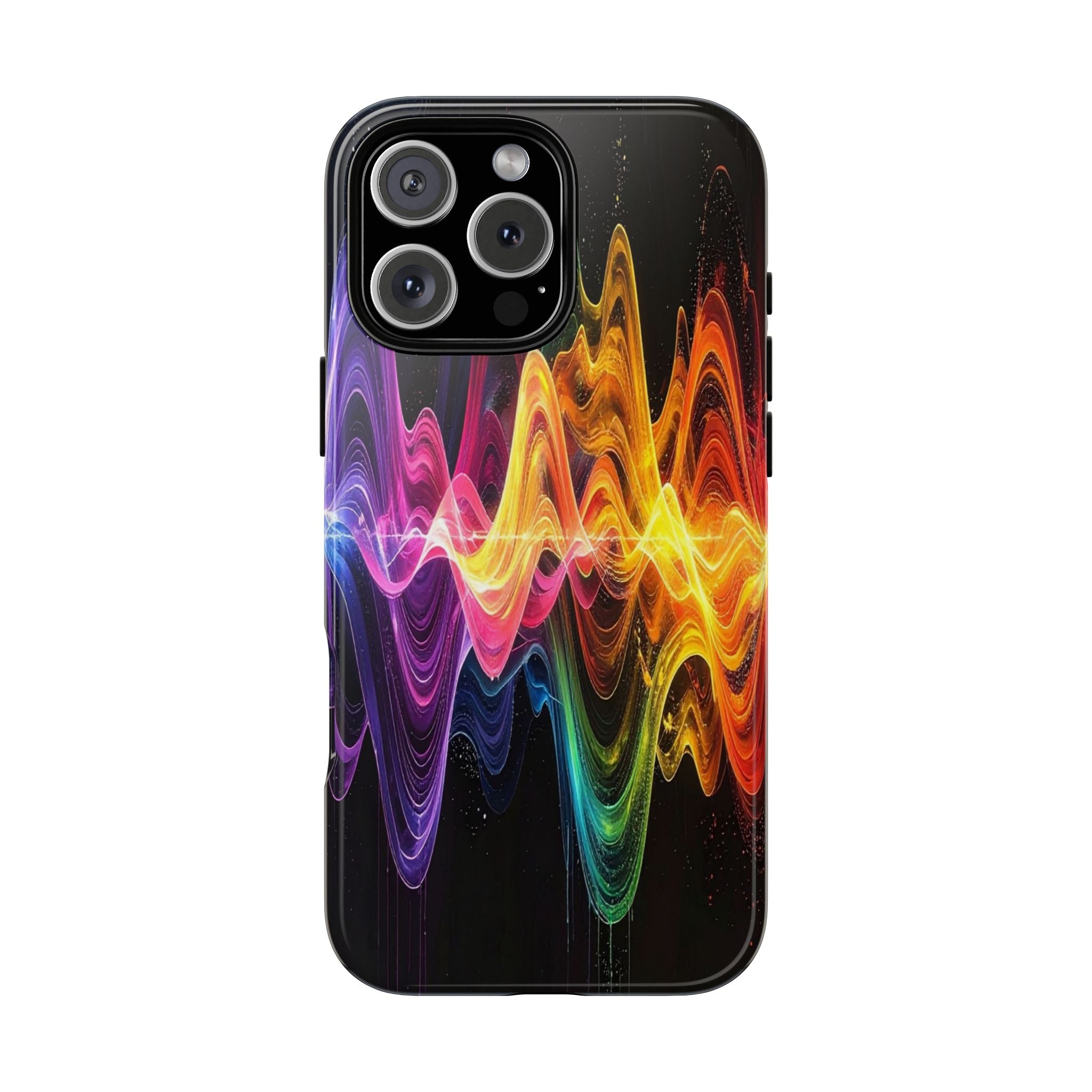 Resonant Spectrum: Digital Sound Wave Visualization, Chromatic Energy Flow - L’Art Suprême Phone Case
