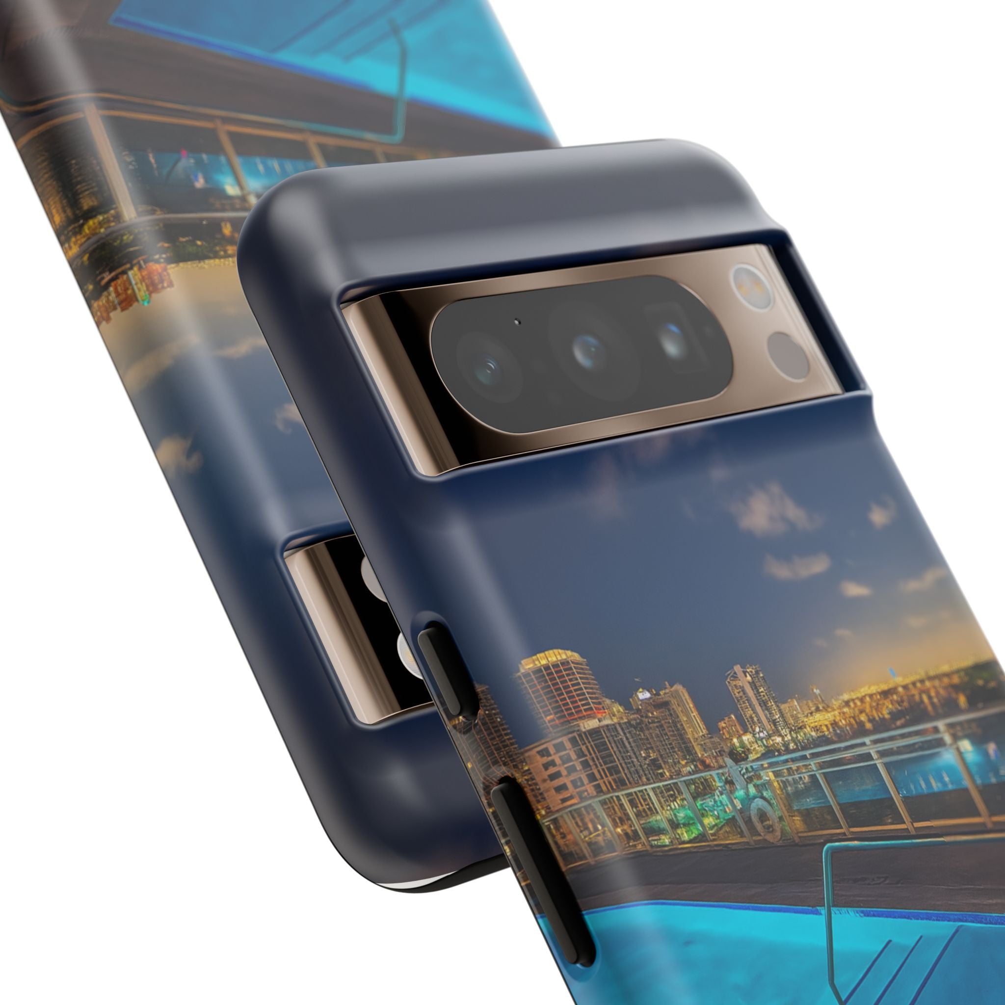 "Skyline Reflections" – Printed Phone Case