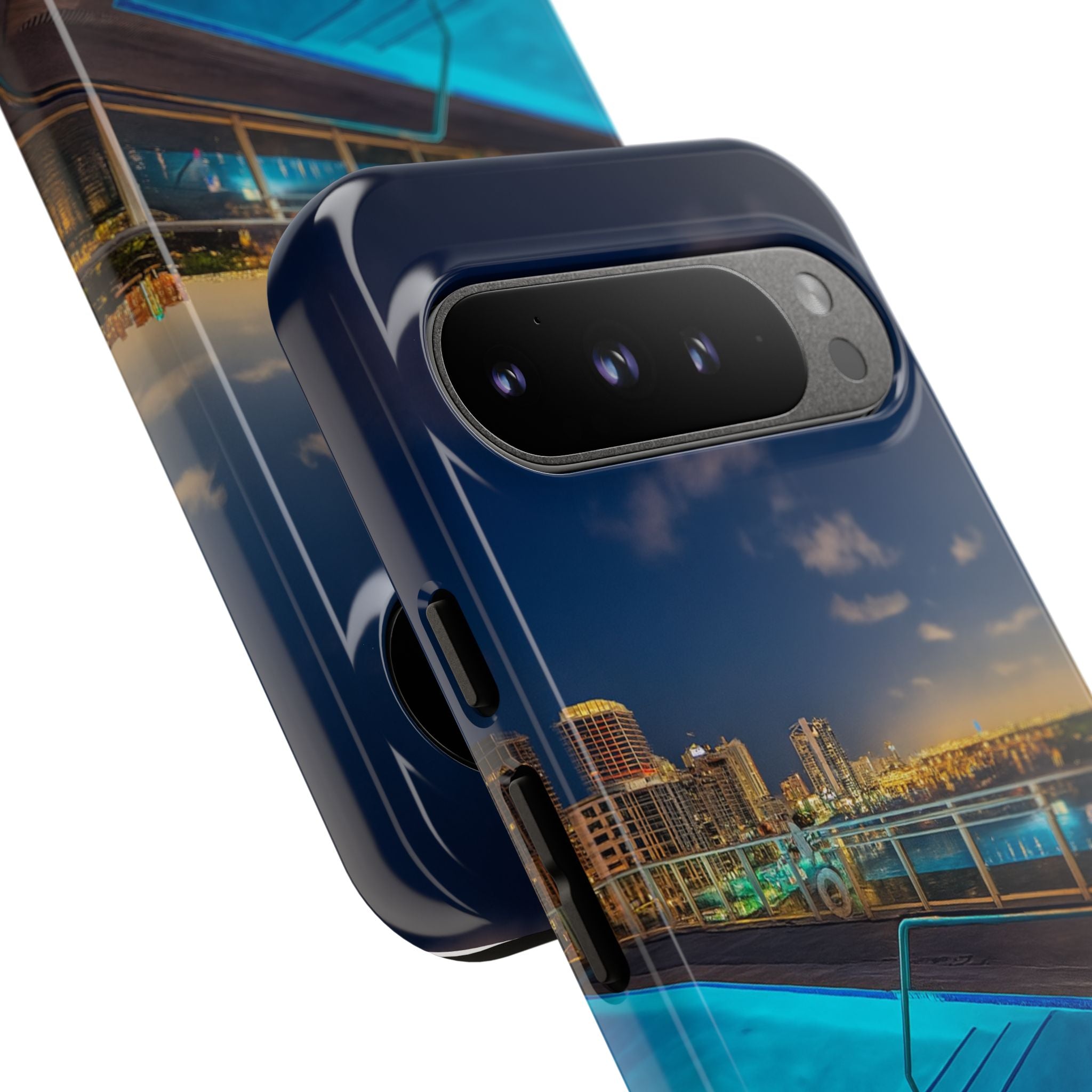 "Skyline Reflections" – Printed Phone Case