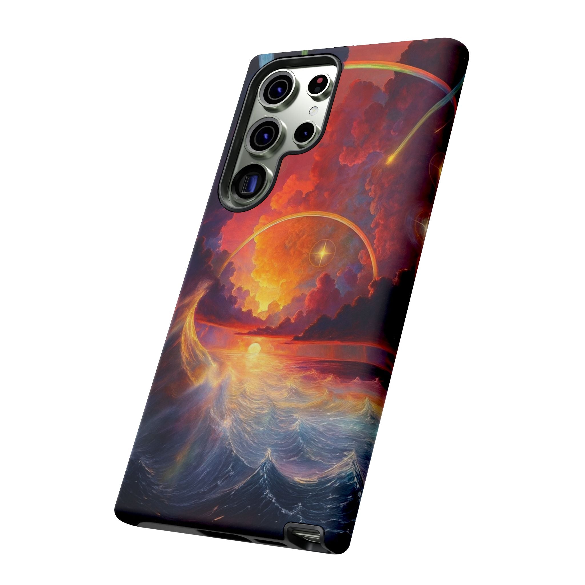 "Celestial Tides" – Printed Tough Phone Case