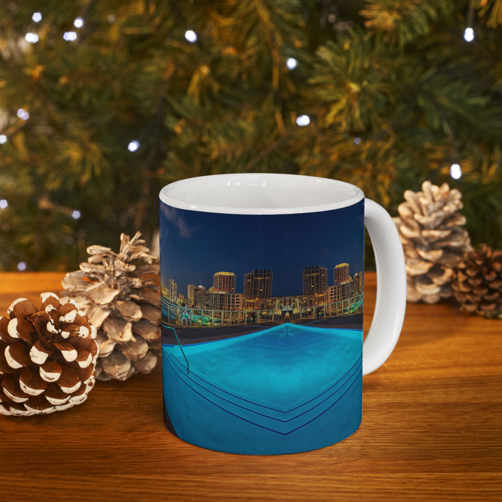 "Skyline Reflections" – Ceramic Mug