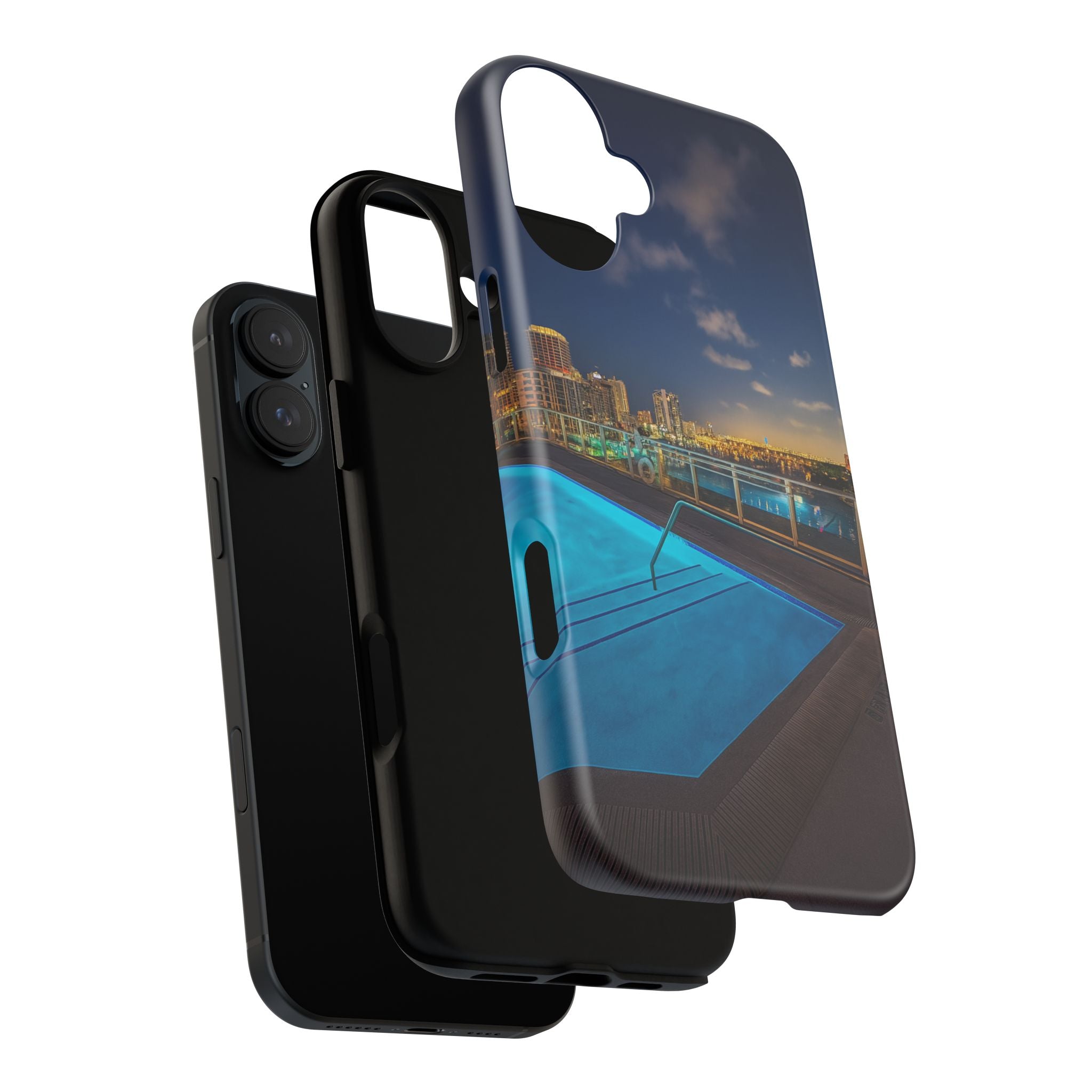 "Skyline Reflections" – Printed Phone Case