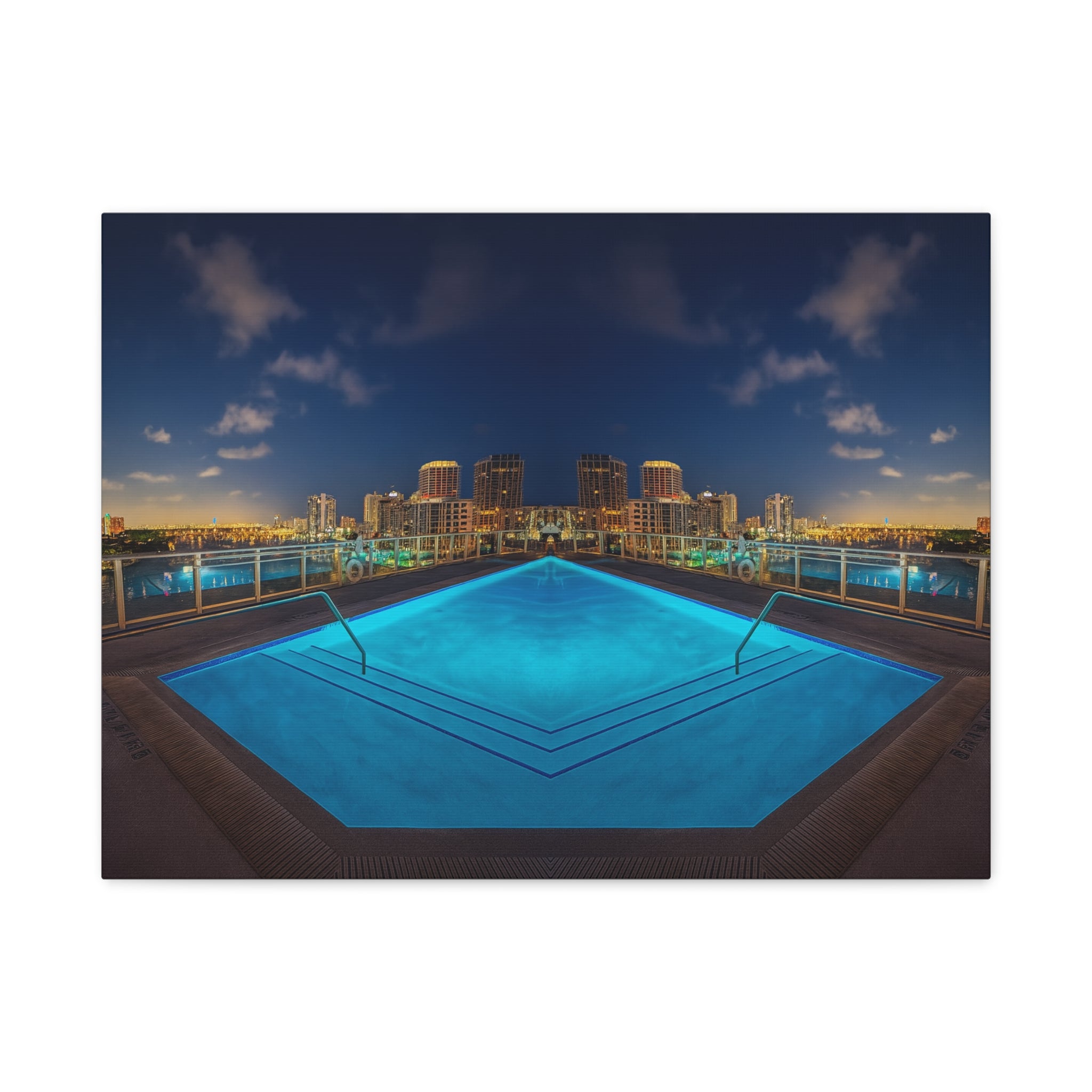 "Skyline Reflections" – Gallery Canvas Print